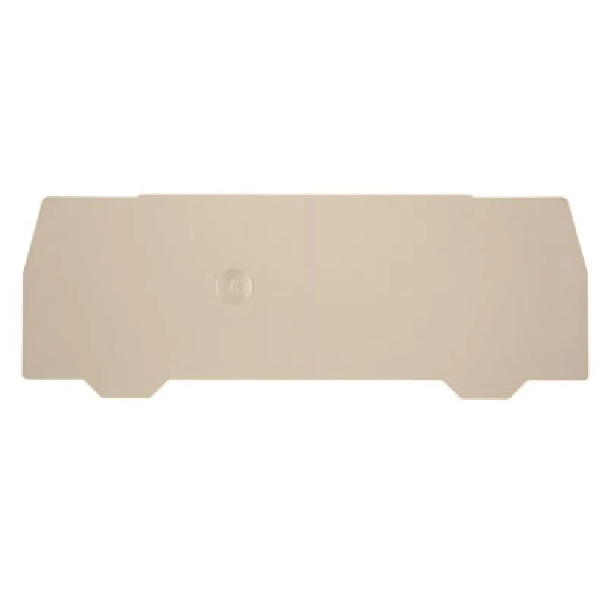 Weidmüller 1771870000 Partition plate (terminal), dark beige, Height: 105.8 mm, Width: 2 mm, V-0, Wemid (img_001)