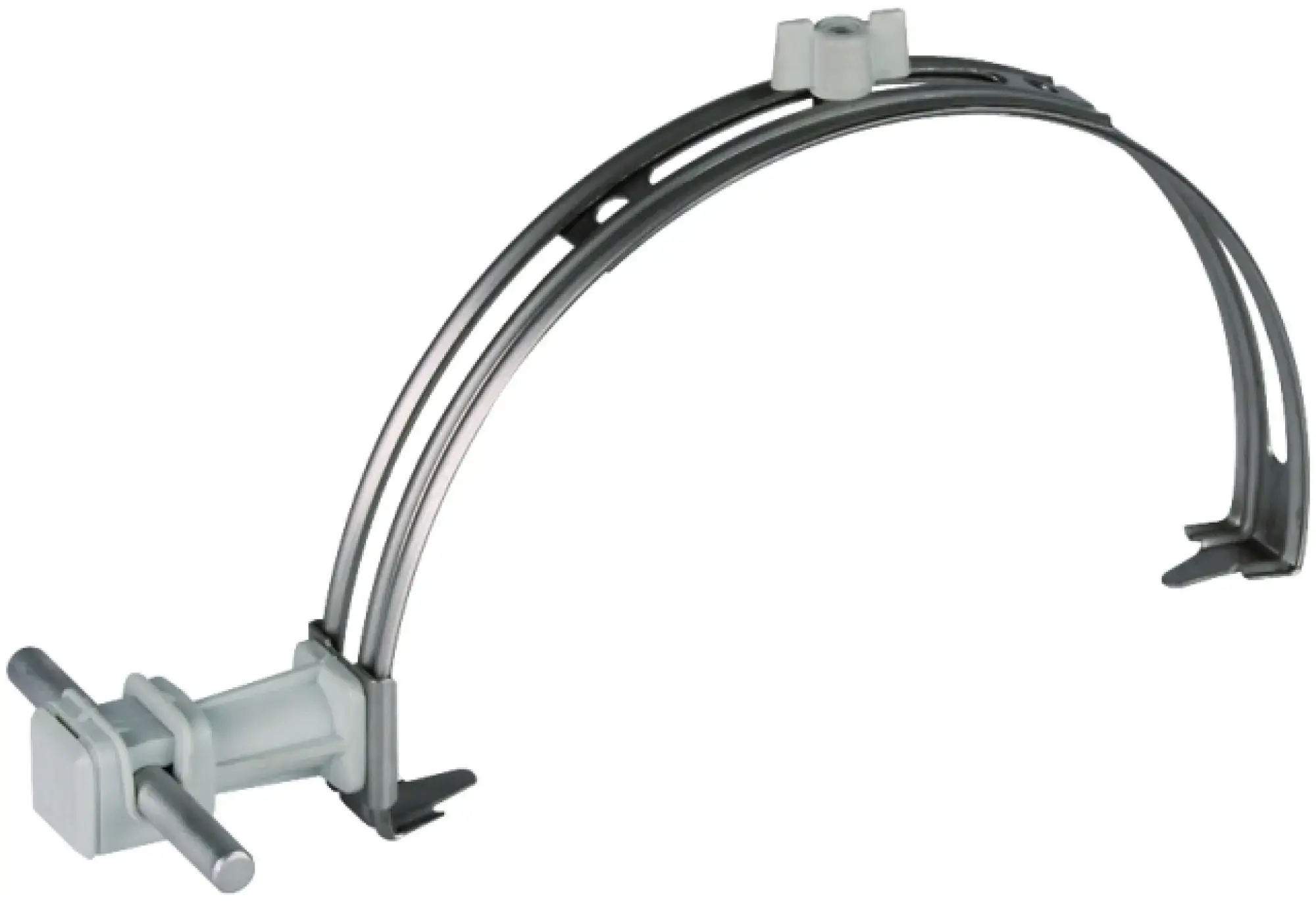 Dehn 204129 Roof conductor holder adj. StSt w. DEHNsnap H 36mm plastic grey f. Rd 8mm (img_001) Dehn 204129 Roof conductor holder adj. StSt w. DEHNsnap H 36mm plastic grey f. Rd 8mm (img_001)