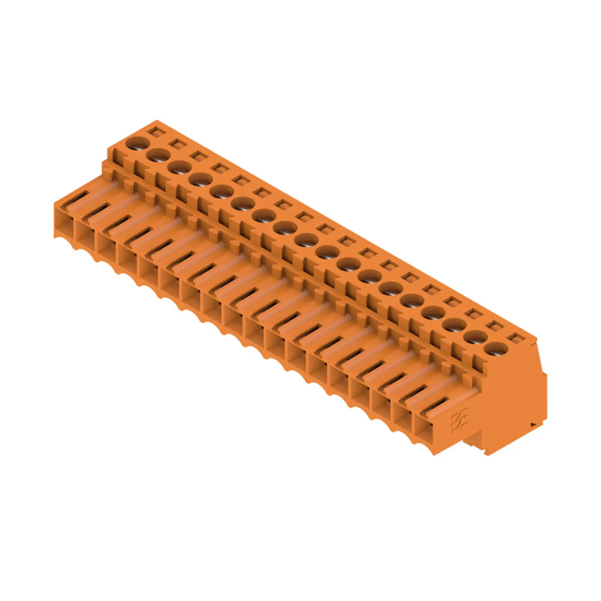 Weidmüller 1620300000 PCB connector (wire connection), 160 V, 17 A, Pitch in mm: 3.50, 1.5 mm², Number of poles: 18, Clamping yoke connection, Box (img_001)