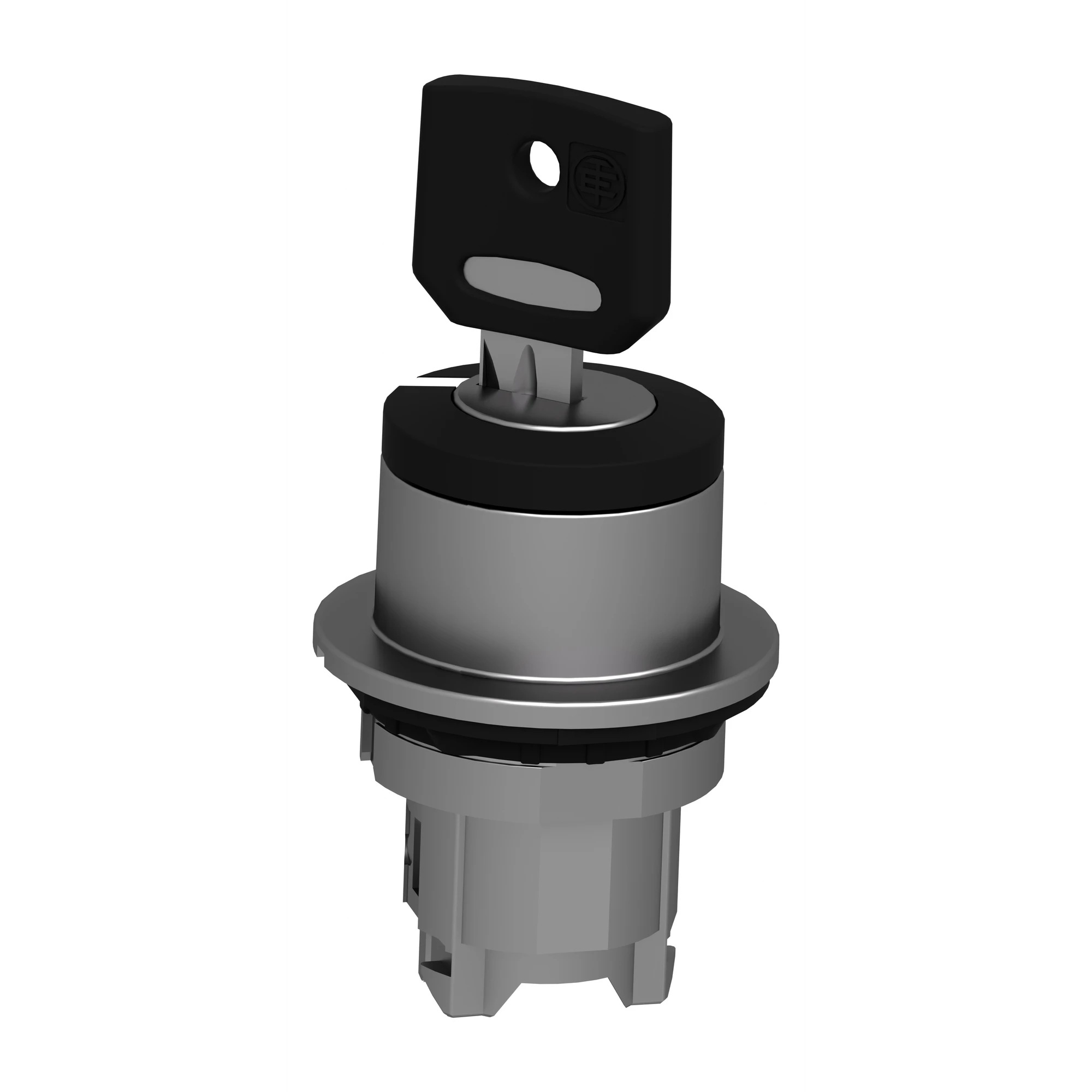 Schneider Electric ZB4FG6 Key switch, Front element, Harmony XB4F, Metal, 30mm, black, 2 positions, momentary (img_004)