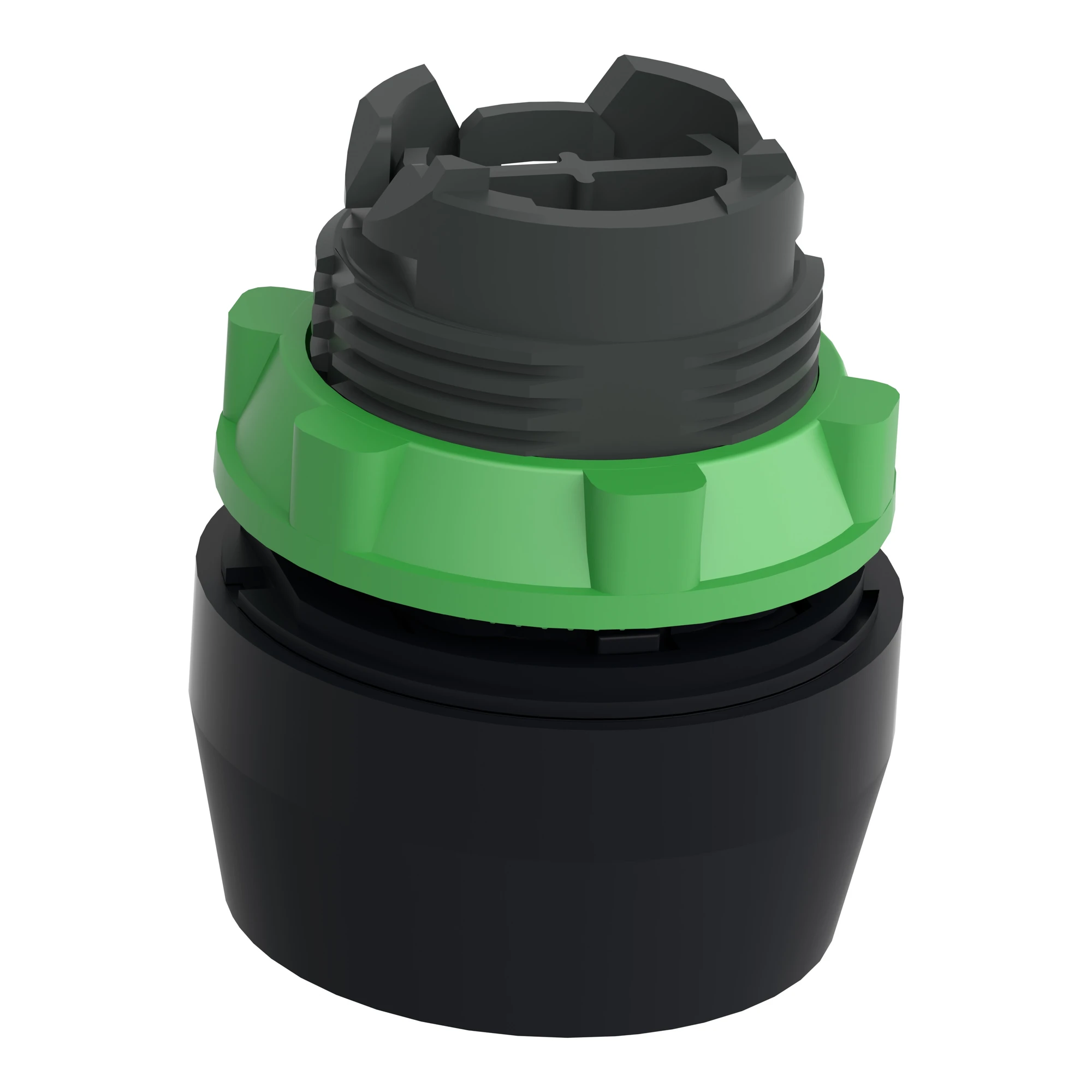 Schneider Electric ZB5AP2S Pushbutton, Front Element, Harmony XB5, Plastic, 22mm, Black, Unmarked, Momentary, with Protective Cover (img_006)