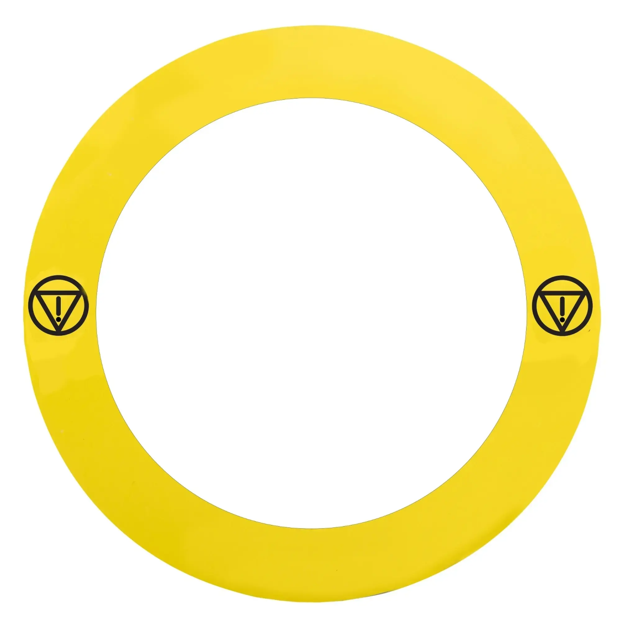 Schneider Electric ZBY8L140 Sign for illuminated emergency stop/emergency off, yellow, Ø=90mm, blank (img_002)