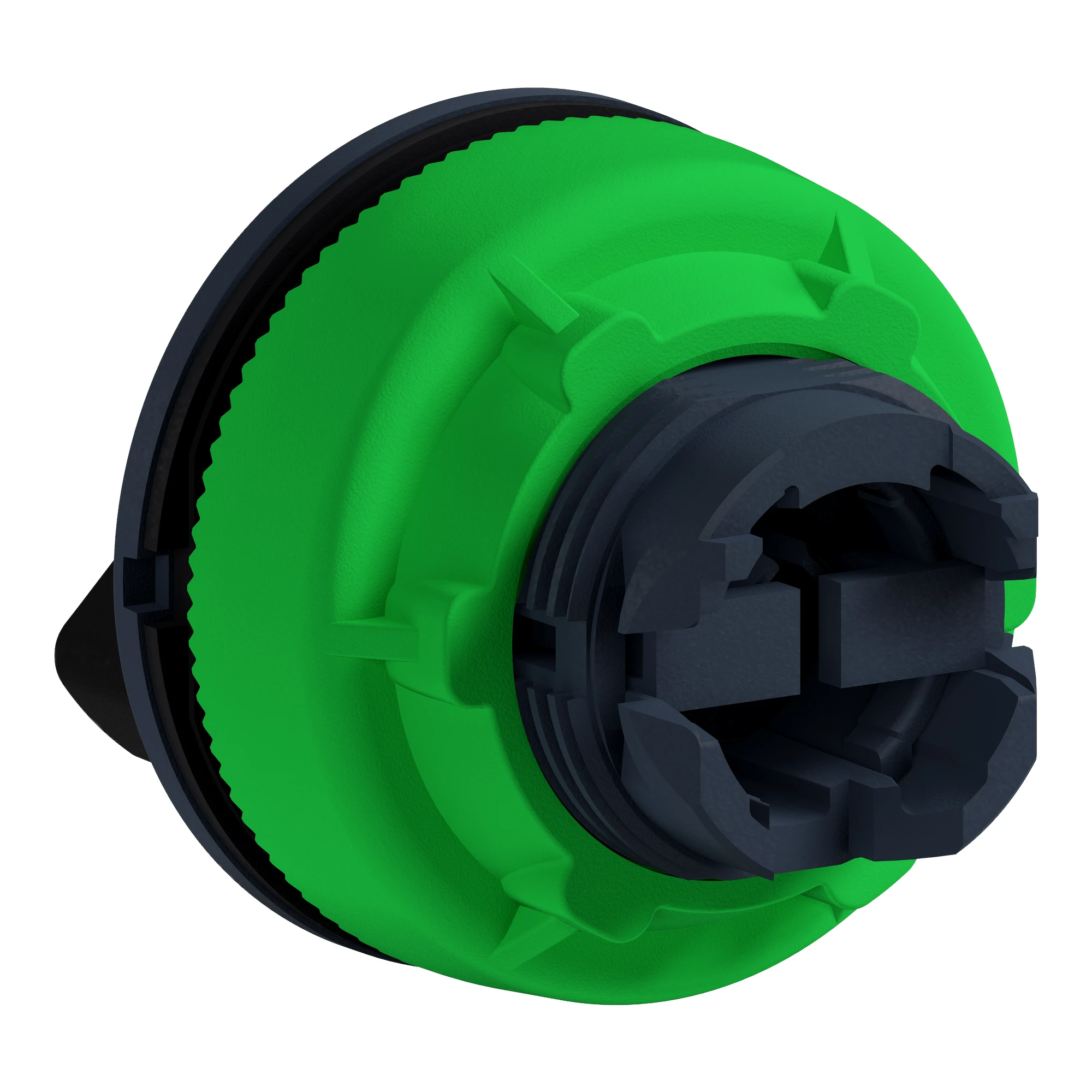 Schneider Electric ZB5FD4 Selector switch, front element, Harmony XB5F, plastic, 30mm, black, 2 positions, momentary (img_002)