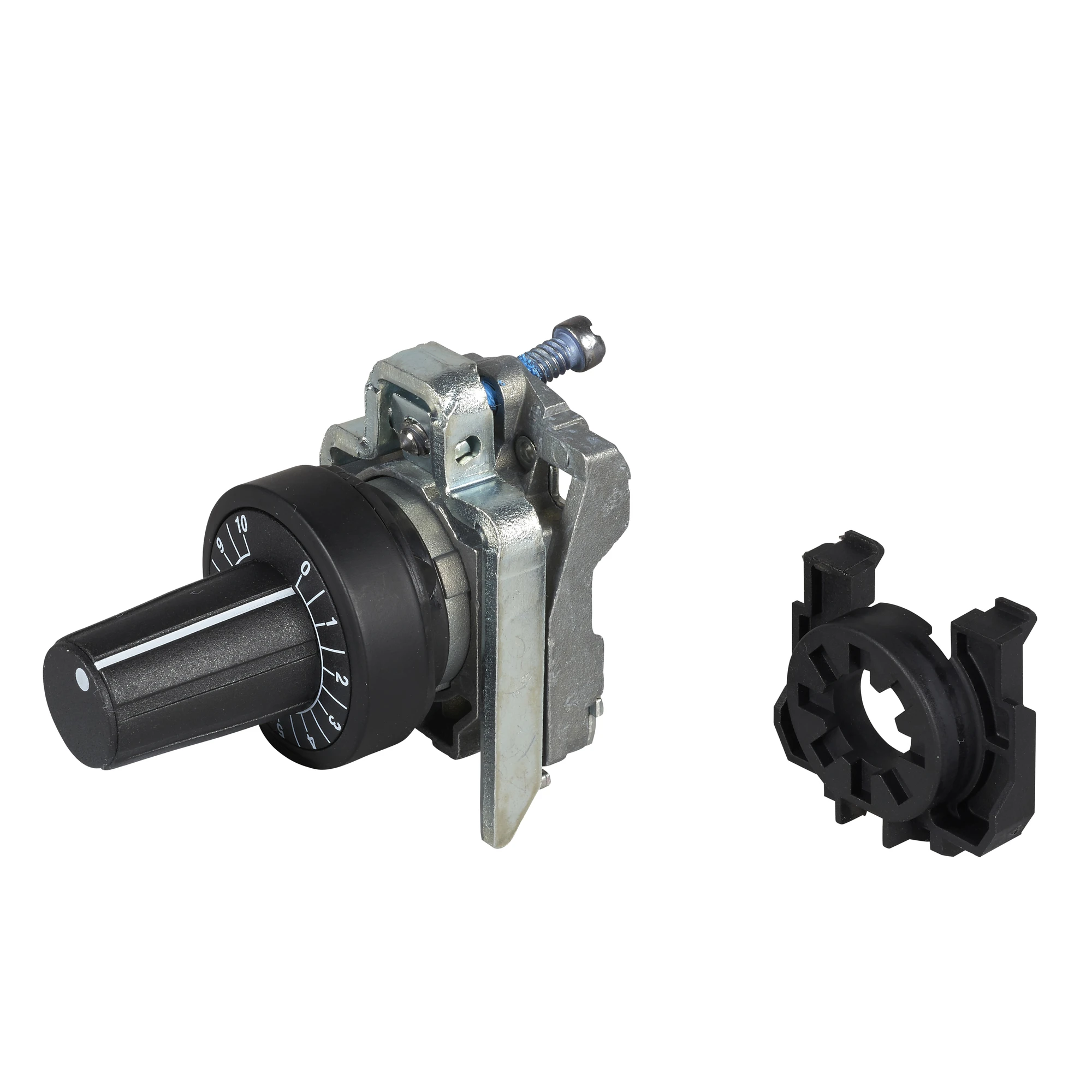 Schneider Electric ZB4BD9127 Potentiometer, Front element, Harmony XB4, Metal black, 22mm, black, for potentiometer shaft length 45-50mm, shaft 6mm (img_001) Schneider Electric ZB4BD9127 Potentiometer, Front element, Harmony XB4, Metal black, 22mm, black, for potentiometer shaft length 45-50mm, shaft 6mm (img_001)