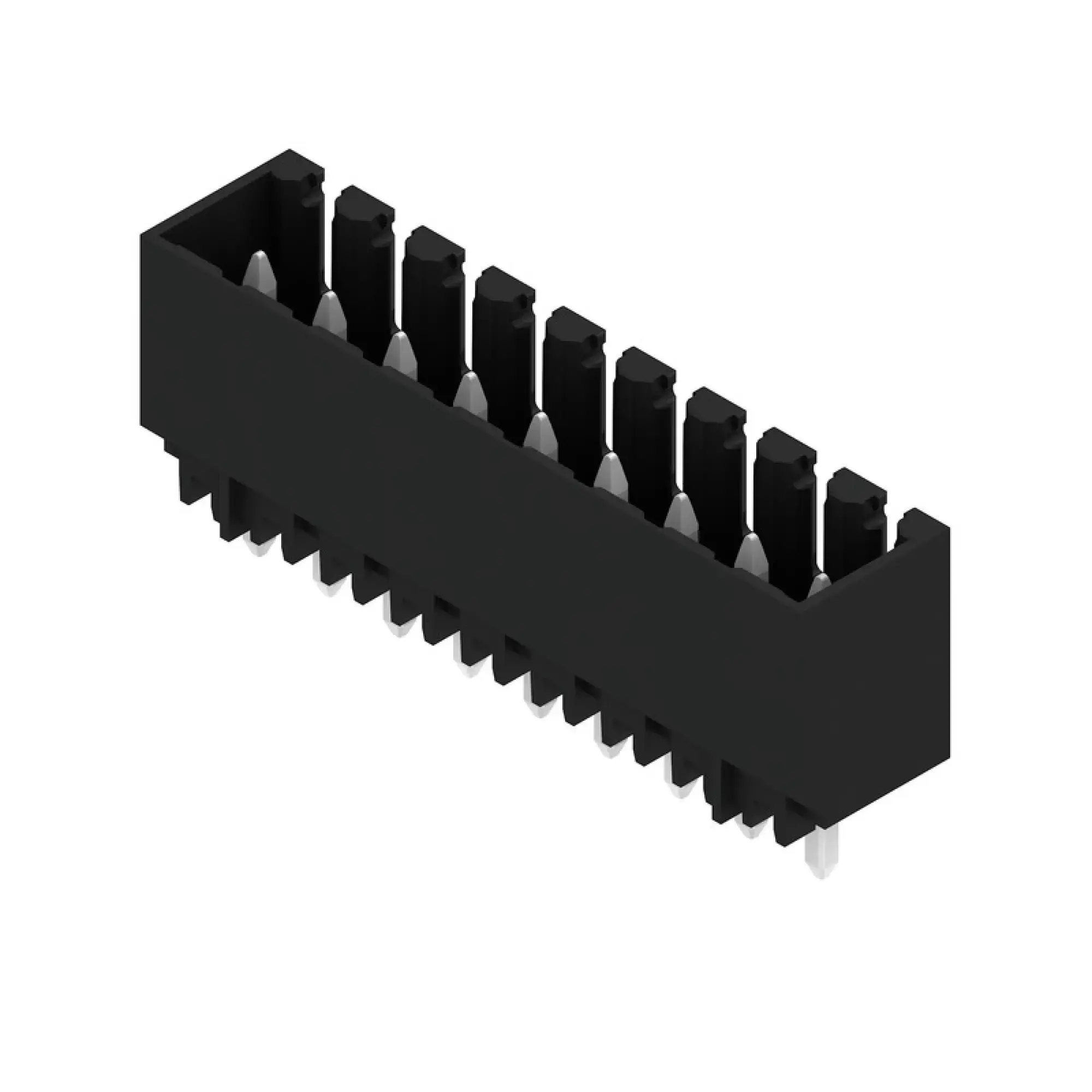Weidmüller 1842390000 PCB connector (board connection), 160 V, 15 A, Pitch in mm: 3.50, Number of poles: 9, THT/THR solder connection, Box (img_001)