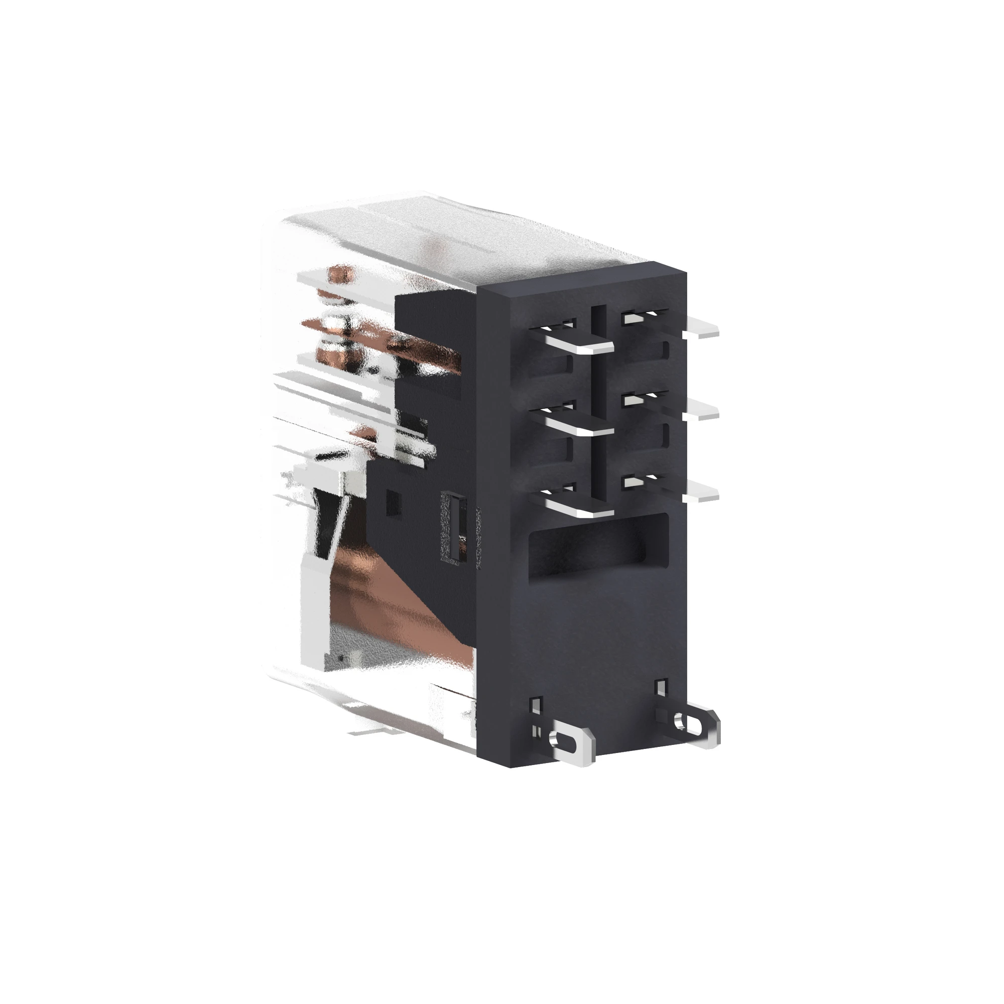 Schneider Electric RXG25BD Socketed Interface Relay RXG, 2 C/O, 5 A, 24 VDC, Clear Housing (img_002)