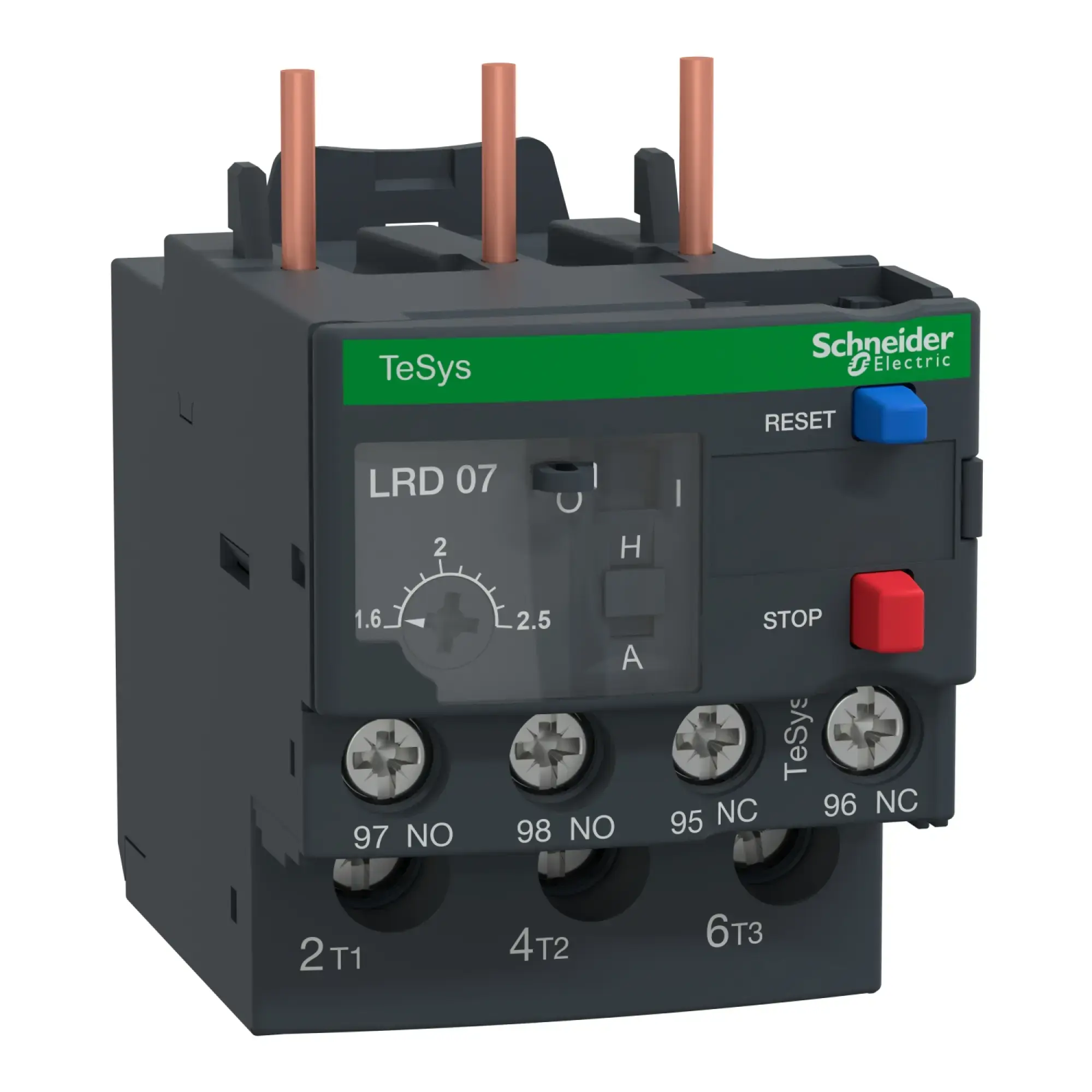 Schneider Electric LRD076 Motor protection relay, 1.6-2.5A, 1NO+1NC, Class 10A (img_005)
