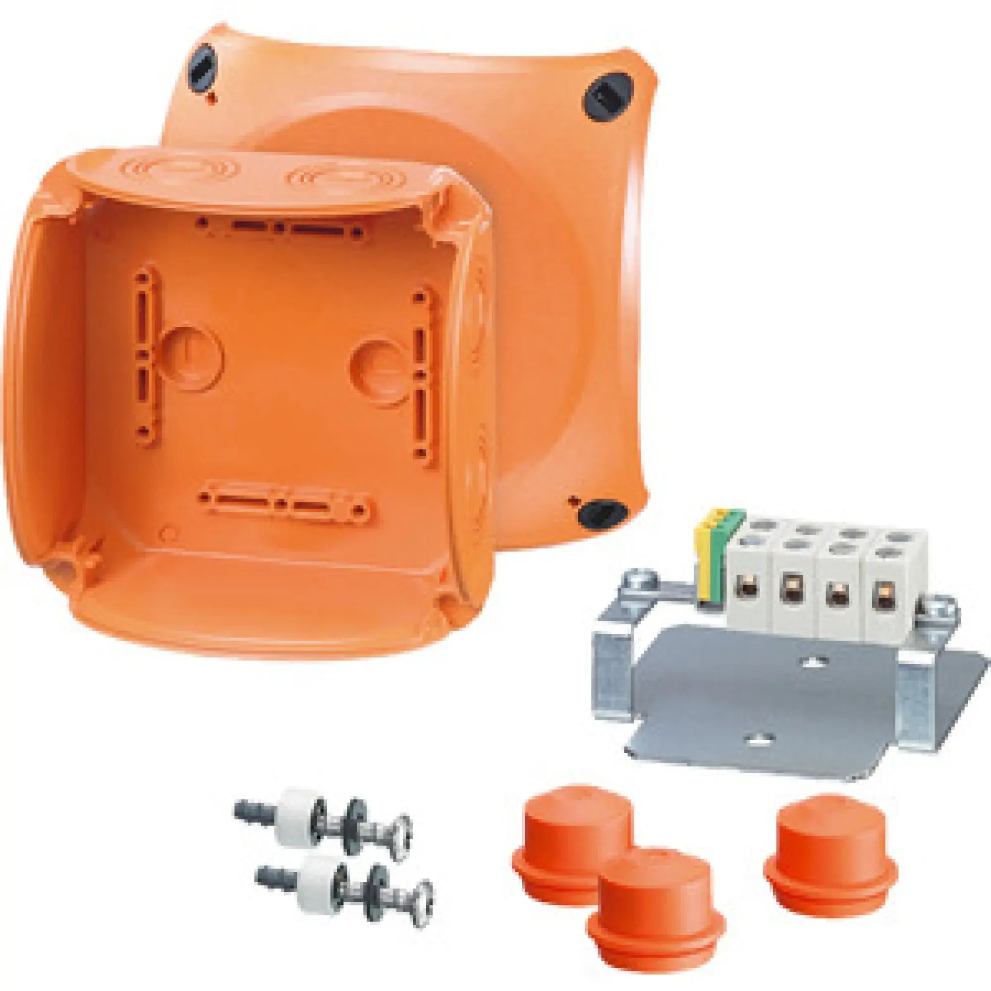 Hensel 62000182 Kabelabzweigkasten mit Funktionserhalt, 1,5-6 qmm, 5polig, Thermoplast FK 0604 (img_001) Hensel 62000182 Kabelabzweigkasten mit Funktionserhalt, 1,5-6 qmm, 5polig, Thermoplast FK 0604 (img_001)