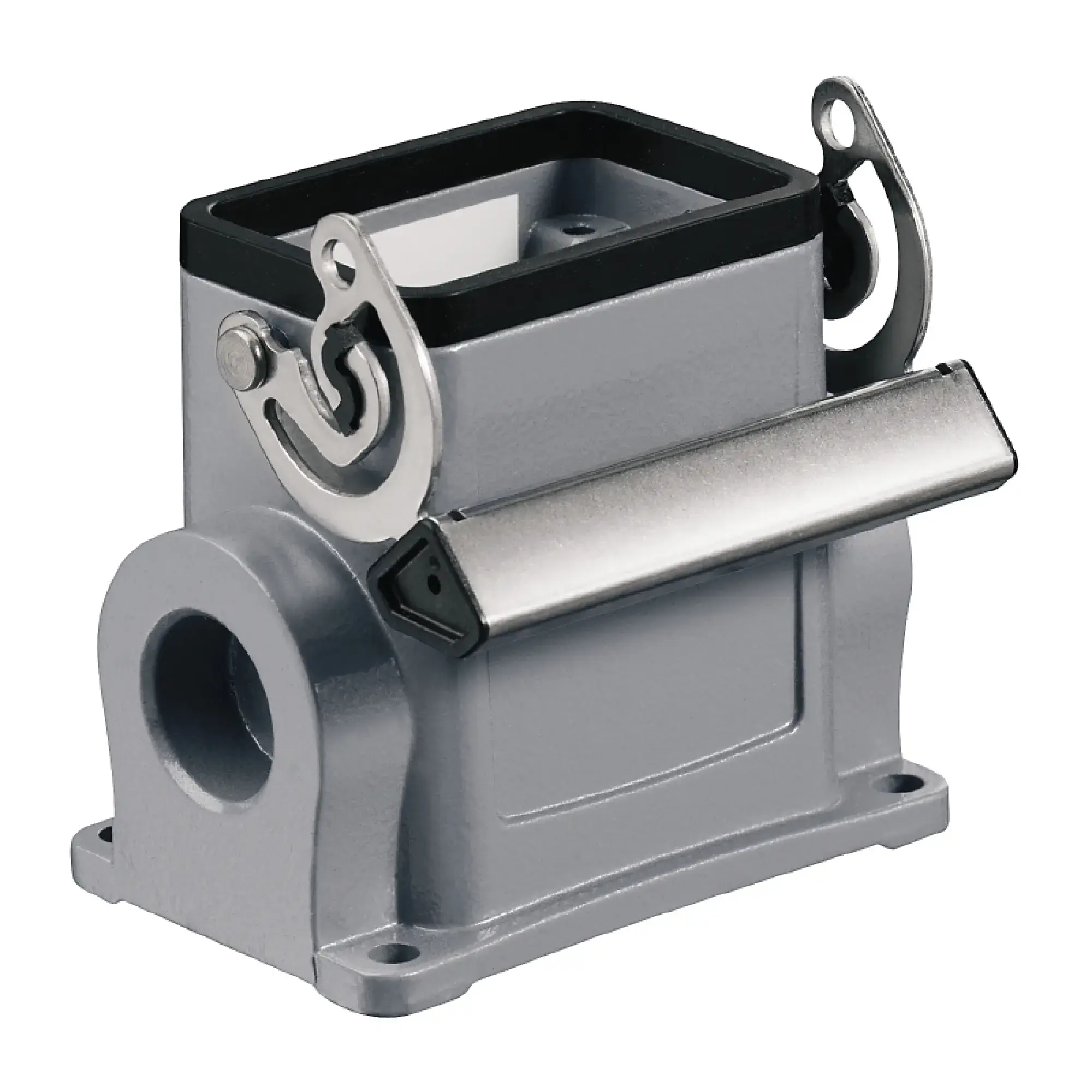 Weidmüller 1652840000 Housing (industry plug-in connectors), Base housing, End-locking clamp, lower side, Size: 3, IP65 (in plugged condition) (img_001) Weidmüller 1652840000 Housing (industry plug-in connectors), Base housing, End-locking clamp, lower side, Size: 3, IP65 (in plugged condition) (img_001)