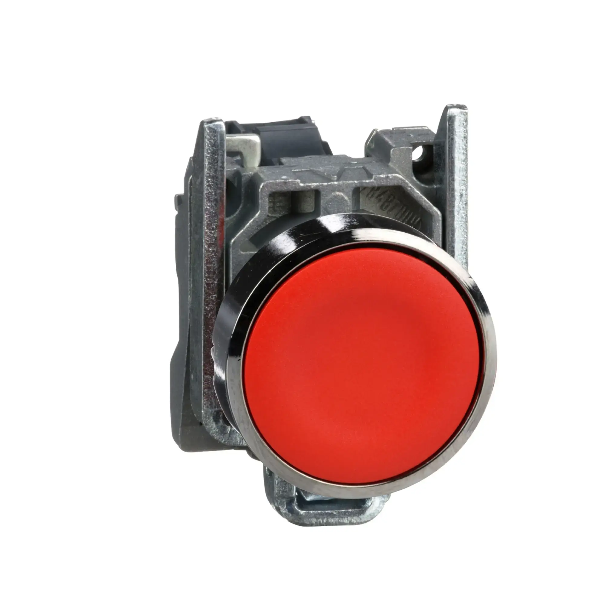 Schneider Electric XB4BA42 Push-button, Harmony XB4, Metal, 22mm, Red, Unmarked, Momentary, Screw Terminal, 1NC (img_008)