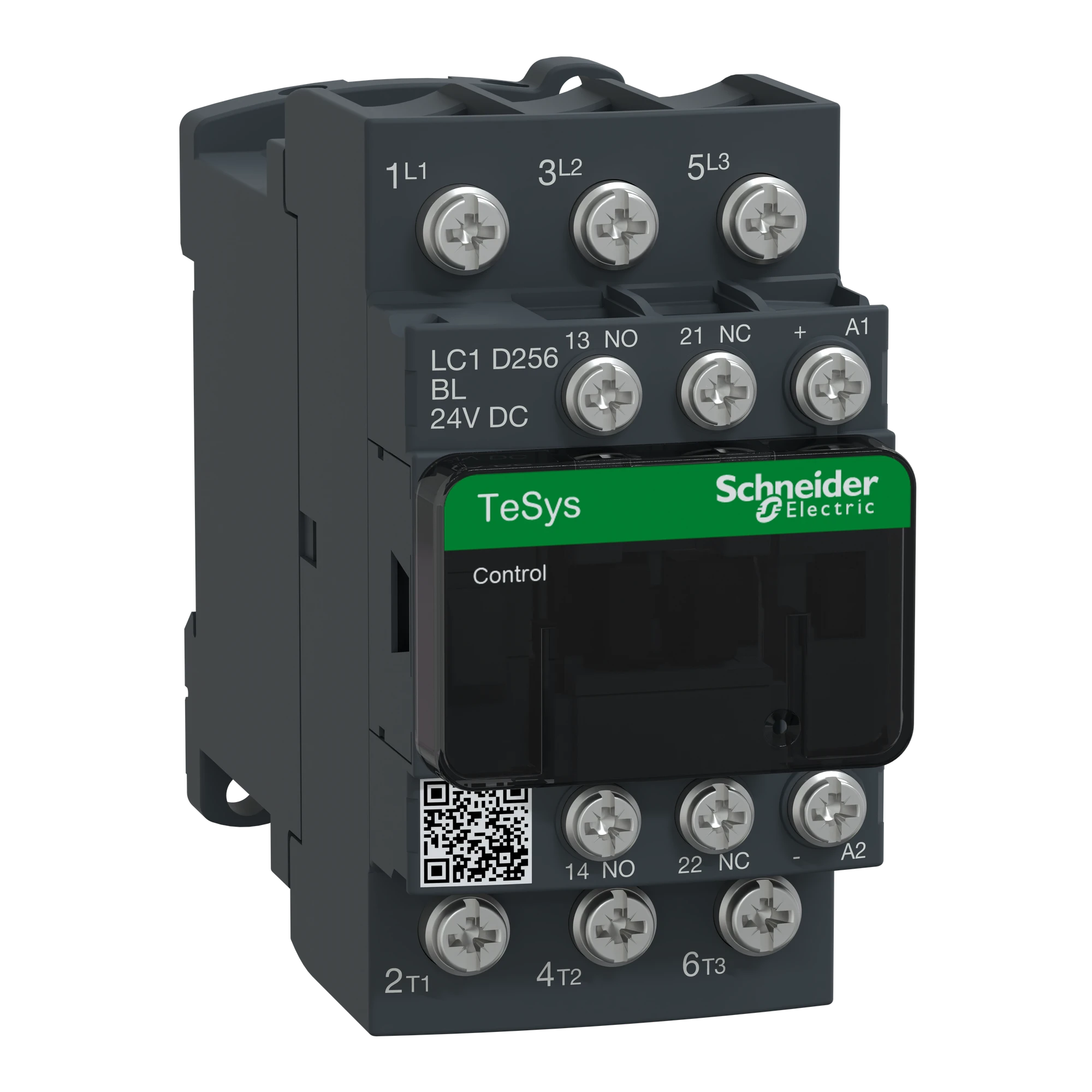 Schneider Electric LC1D256BL Power contactor LC1D 3p, +1NO+1NC, 11 kW, 25 A, 400 V AC3, Coil 24 V DC (img_001)