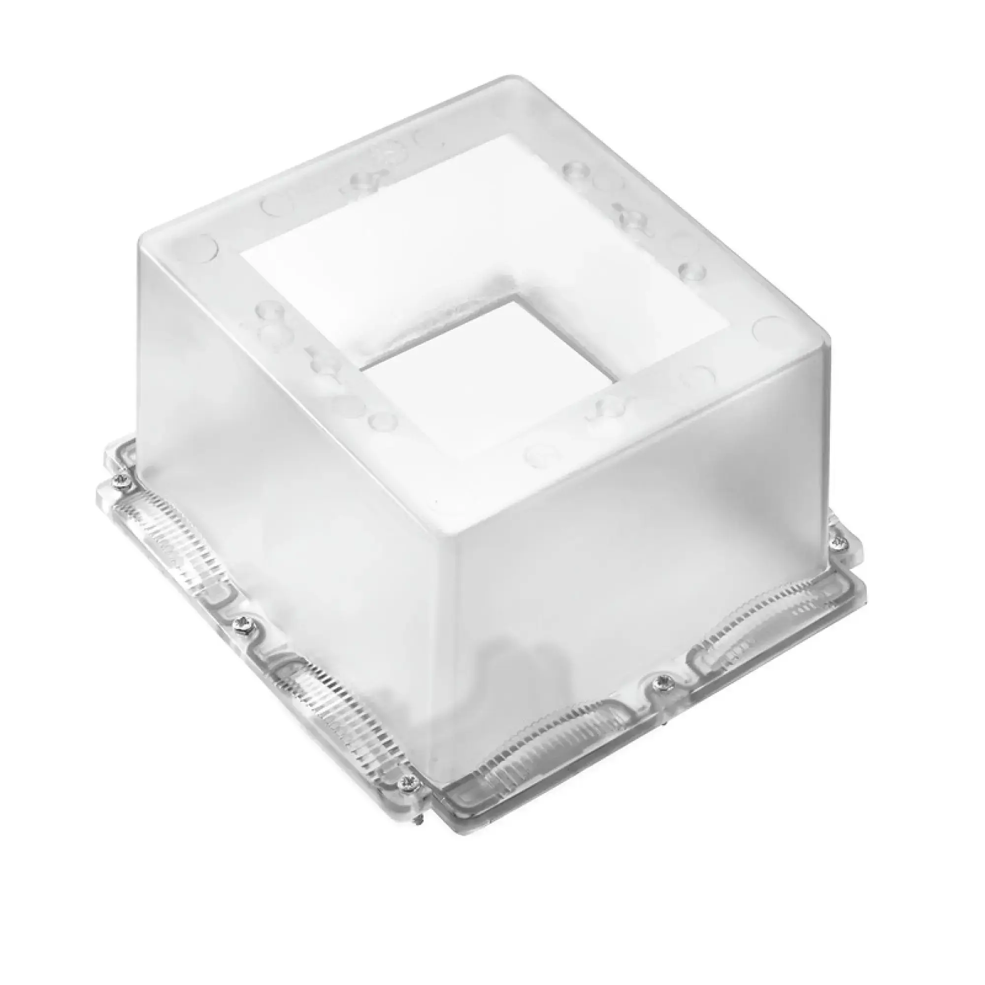 Weidmüller 2659730000 Plastic housing, FieldPower®, 191 x 191 x 113 mm, Gland plates: , Polycarbonate, untreated, Transparent (img_001) Weidmüller 2659730000 Plastic housing, FieldPower®, 191 x 191 x 113 mm, Gland plates: , Polycarbonate, untreated, Transparent (img_001)