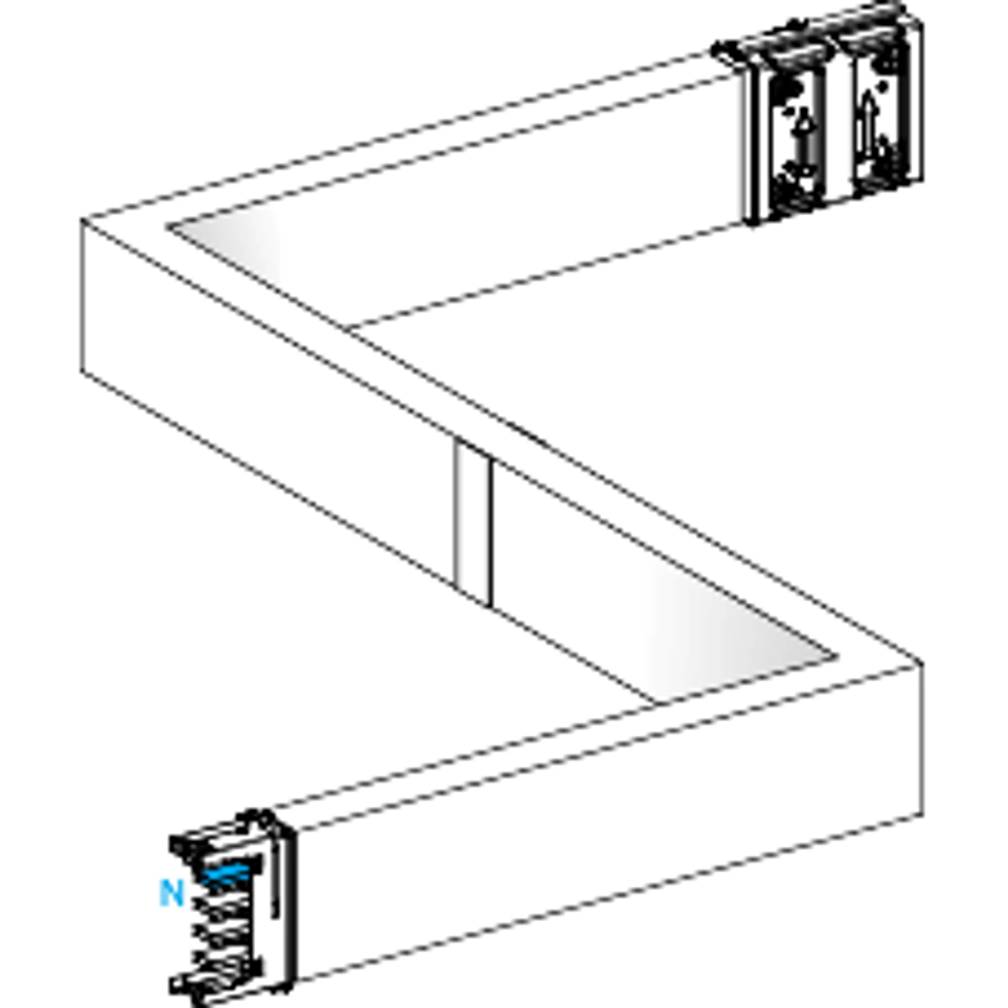 Schneider Electric KSA250DZCG43F KSA busbar element, 250A, upright, left-right, selectable length, fire barrier (img_001) Schneider Electric KSA250DZCG43F KSA busbar element, 250A, upright, left-right, selectable length, fire barrier (img_001)