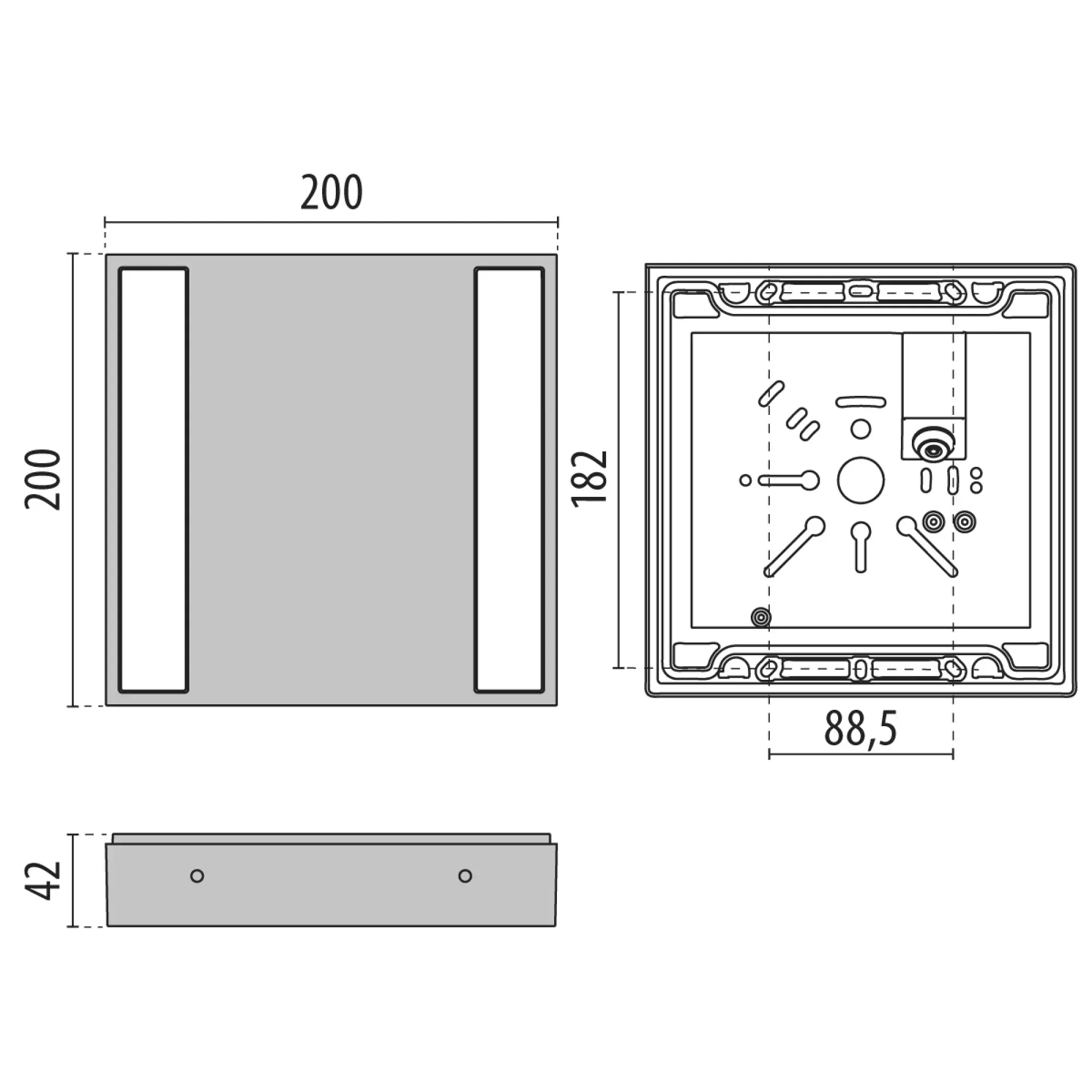 Performance iN Lighting 3105852 LED-Anbauleuchte 3000K 23.5W statisch symmetrische extrabreite Streuoptik 3105852 (img_003) Performance iN Lighting 3105852 LED-Anbauleuchte 3000K 23.5W statisch symmetrische extrabreite Streuoptik 3105852 (img_003)