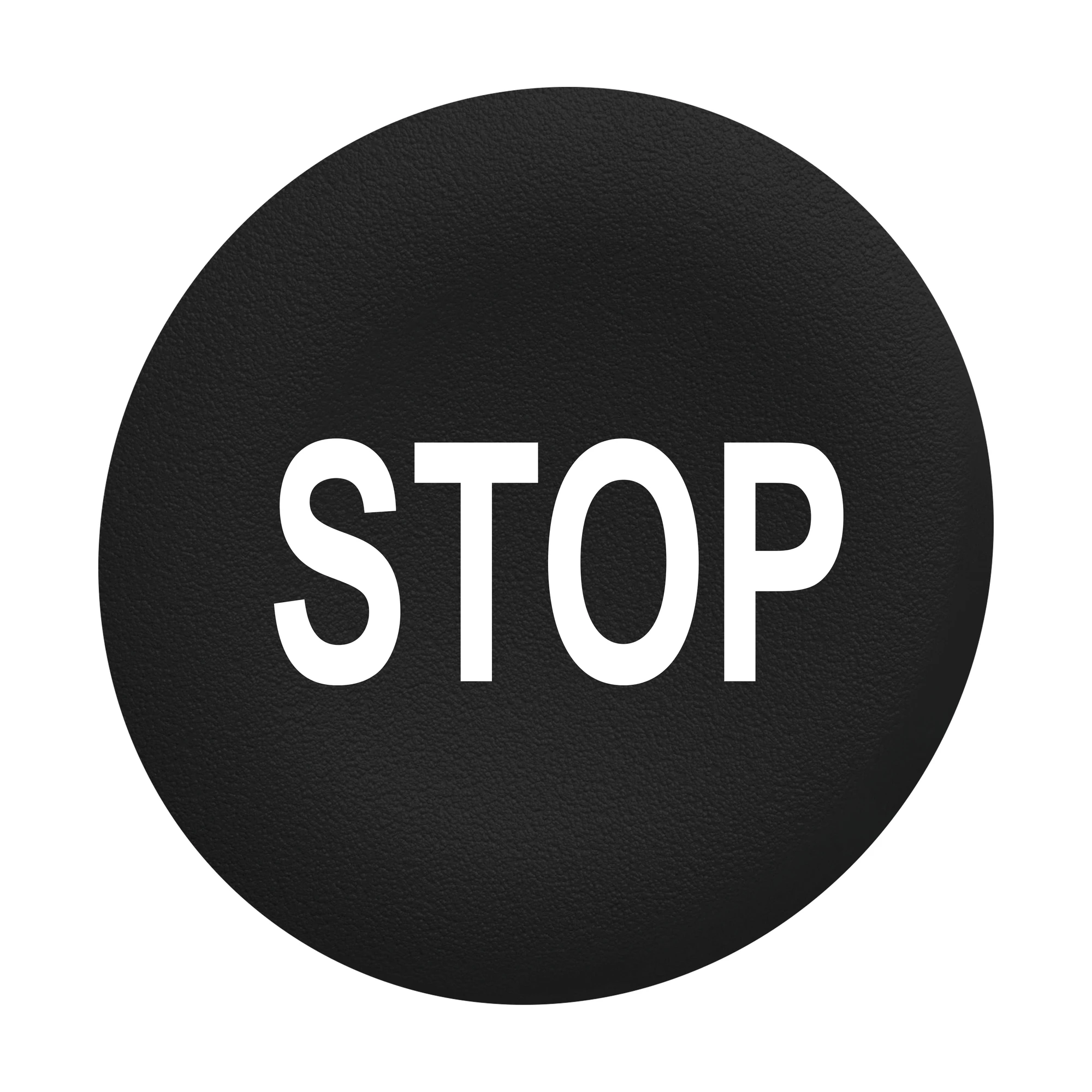 Schneider Electric ZBAF234 Button Label, black, STOP in white, for Flush 30mm (img_001)