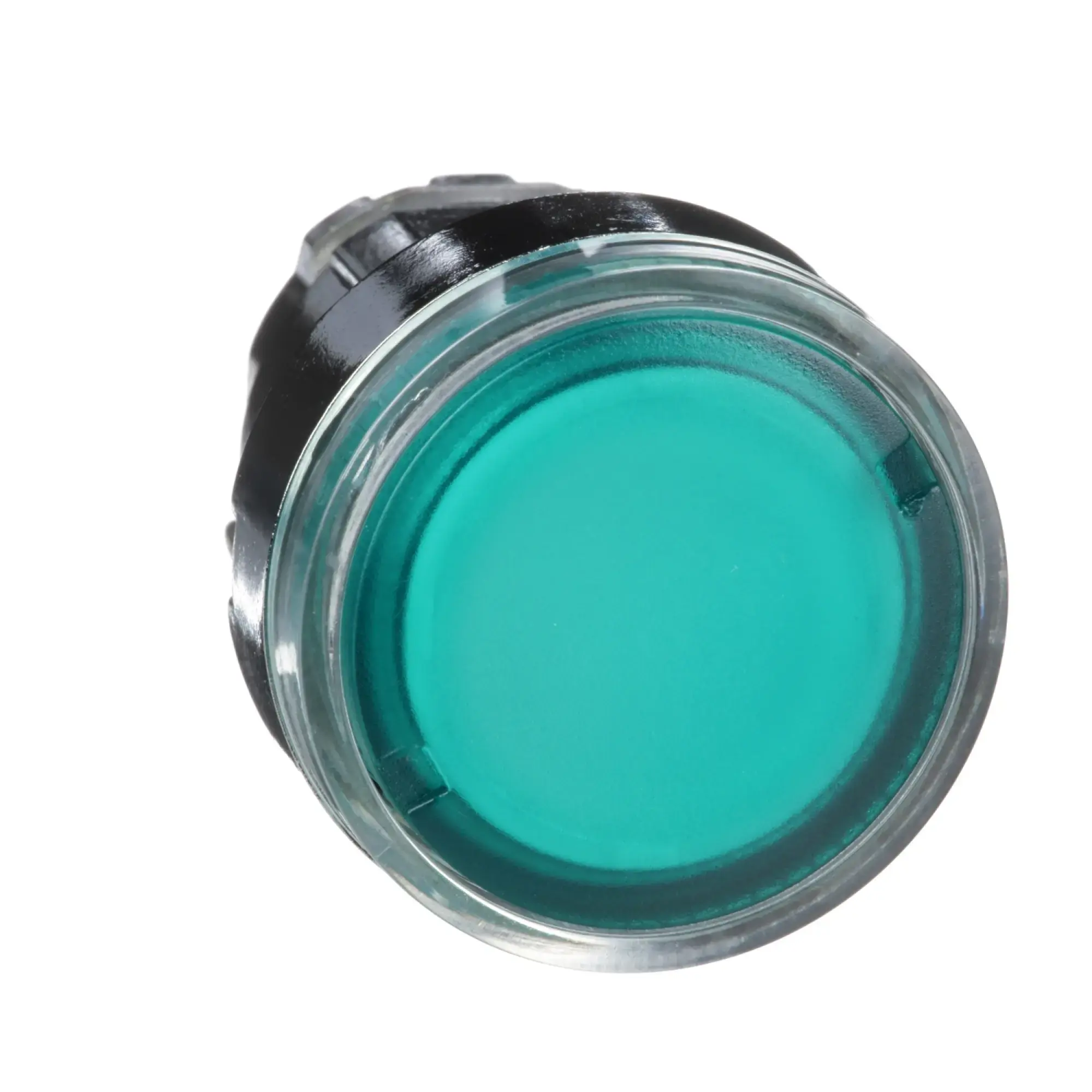 Schneider Electric ZB4BW33 Illuminated pushbutton, front element, Harmony XB4, metal, 22mm, green, unmarked, momentary, smooth dome, BA9s (img_004)