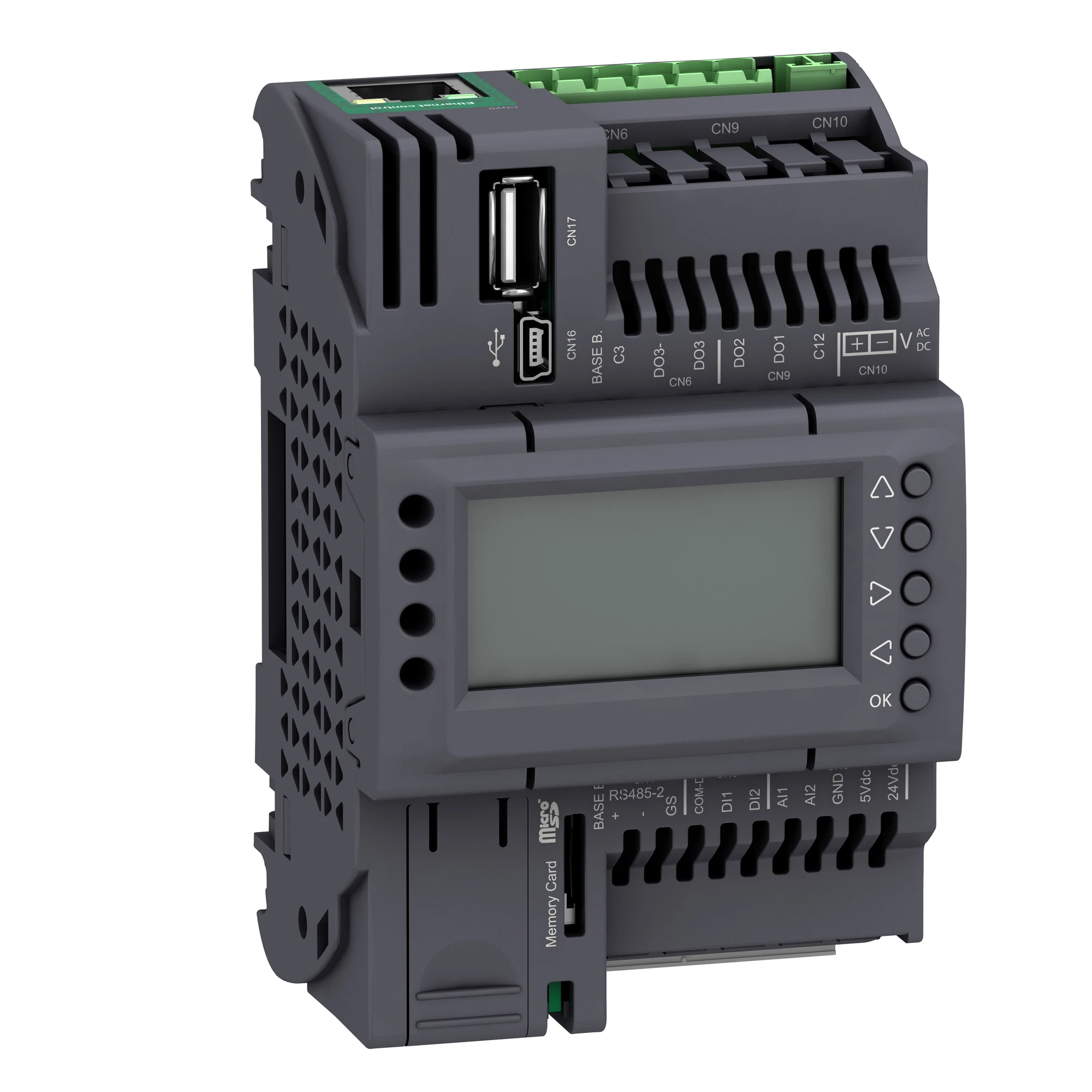 Schneider Electric TM172PDG07R PLC Control, Modicon M172 Performance, Display, 7 I/O, Ethernet, Modbus, BACnet, Webvisu, 24 VAC/DC (img_001) Schneider Electric TM172PDG07R PLC Control, Modicon M172 Performance, Display, 7 I/O, Ethernet, Modbus, BACnet, Webvisu, 24 VAC/DC (img_001)