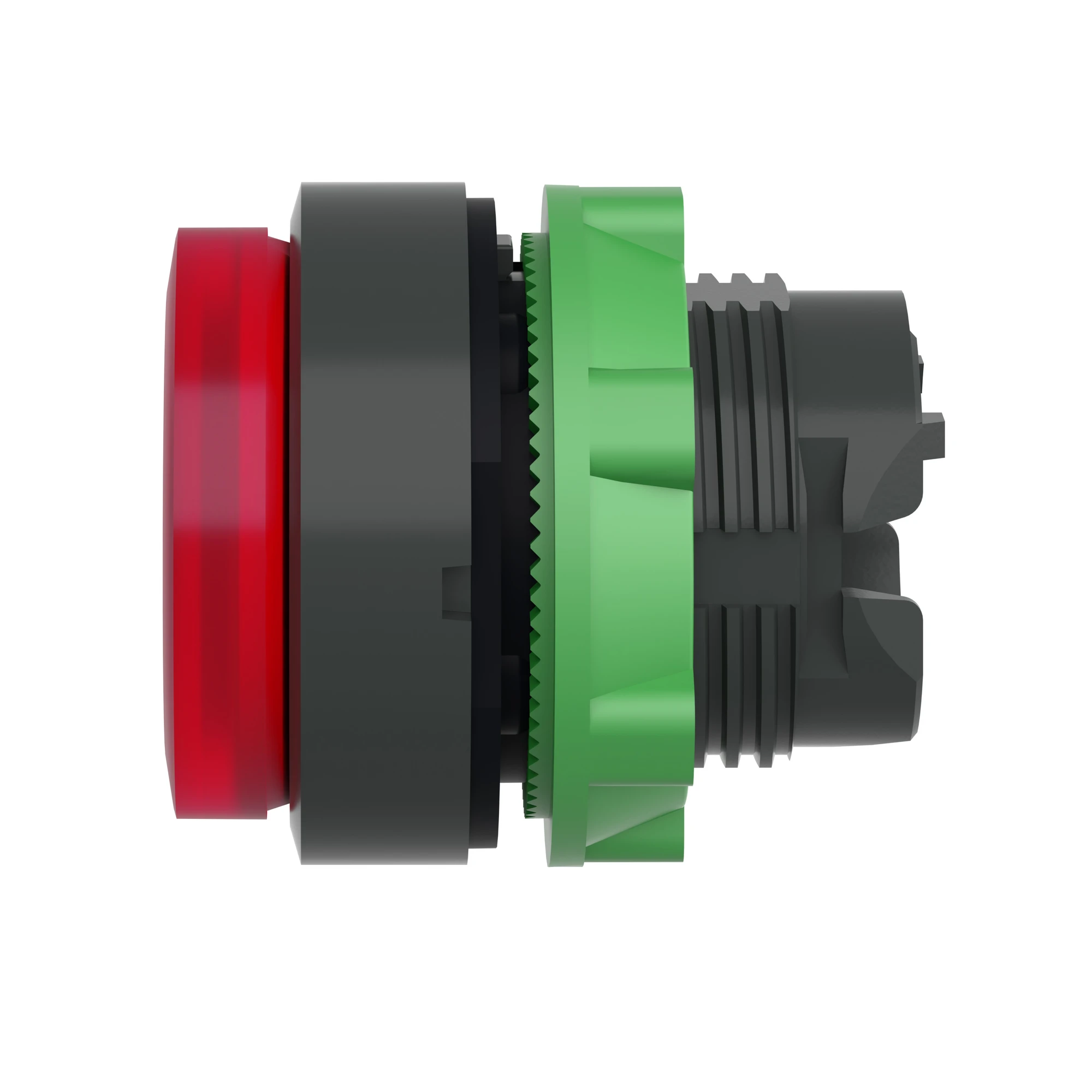 Schneider Electric ZB5AH43 Illuminated Push Button, Front Element, Harmony XB5, Plastic, 22mm, Red, Projecting, for Universal LED, Latching (img_006)