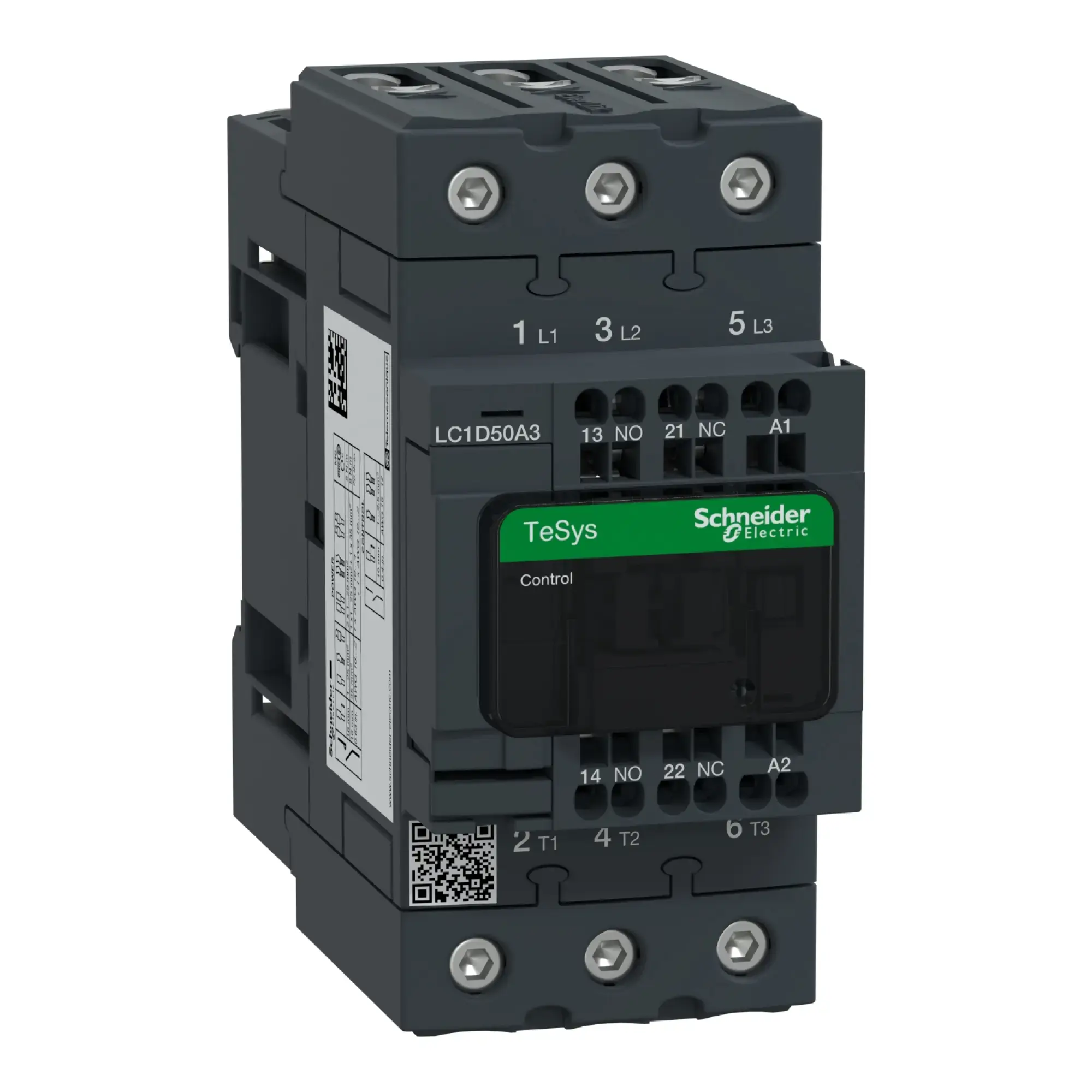 Schneider Electric LC1D50A3E7 Power contactor LC1D 3p, +1NO+1NC, 22 kW, 50 A, 400 V AC3, coil 48 V AC (img_002)