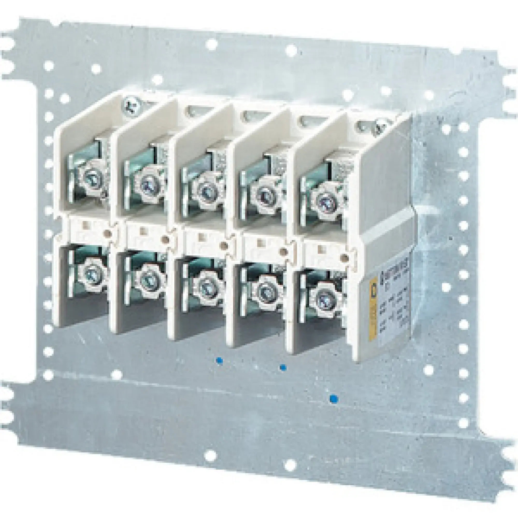 Hensel 2000547 Einspeisungsklemme, 150 qmm, 5polig, auf Einbauplatte Mi VE 125 (img_001)