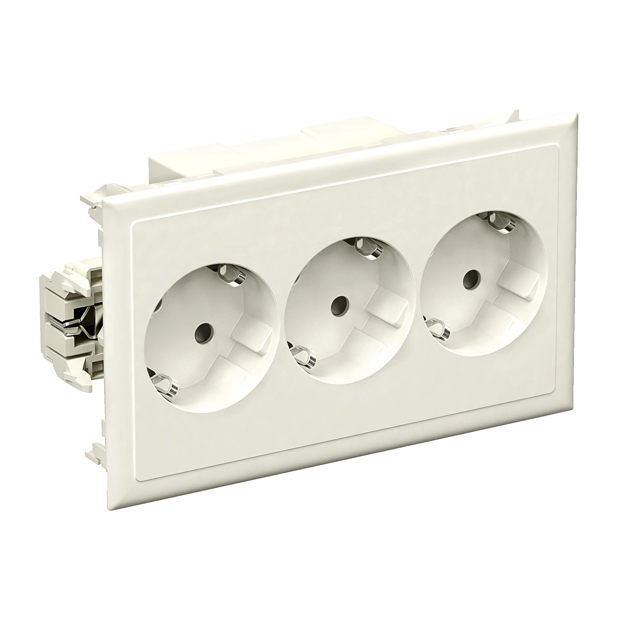 Schneider Electric 5940311 3-way socket without label field WCD 3-type CYP-PS RAL1013 (img_001) Schneider Electric 5940311 3-way socket without label field WCD 3-type CYP-PS RAL1013 (img_001)