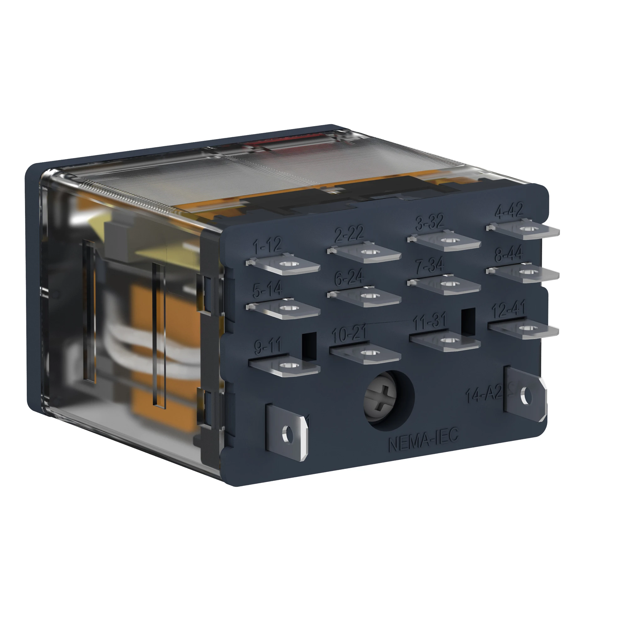 Schneider Electric RPM42E7 Power Relay RPM, 4 W, 15 A, 48 VAC, with LED, with Test Button (img_002) Schneider Electric RPM42E7 Power Relay RPM, 4 W, 15 A, 48 VAC, with LED, with Test Button (img_002)