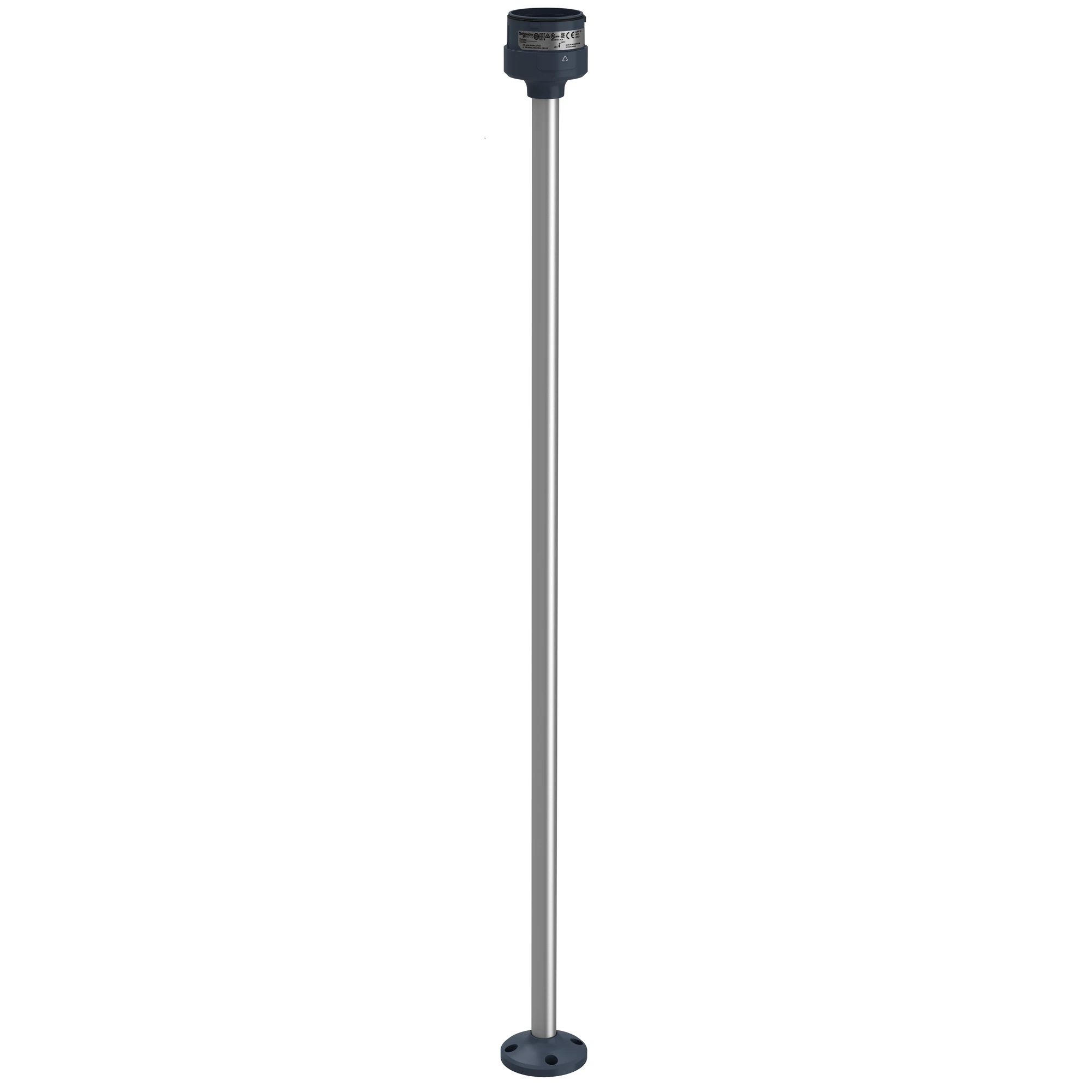 Schneider Electric XVUZ800 Mounting plate on aluminum tube, Harmony XVU, modular, 60mm, black, height 800mm, 24V ACDC, 110-240V AC (img_001)