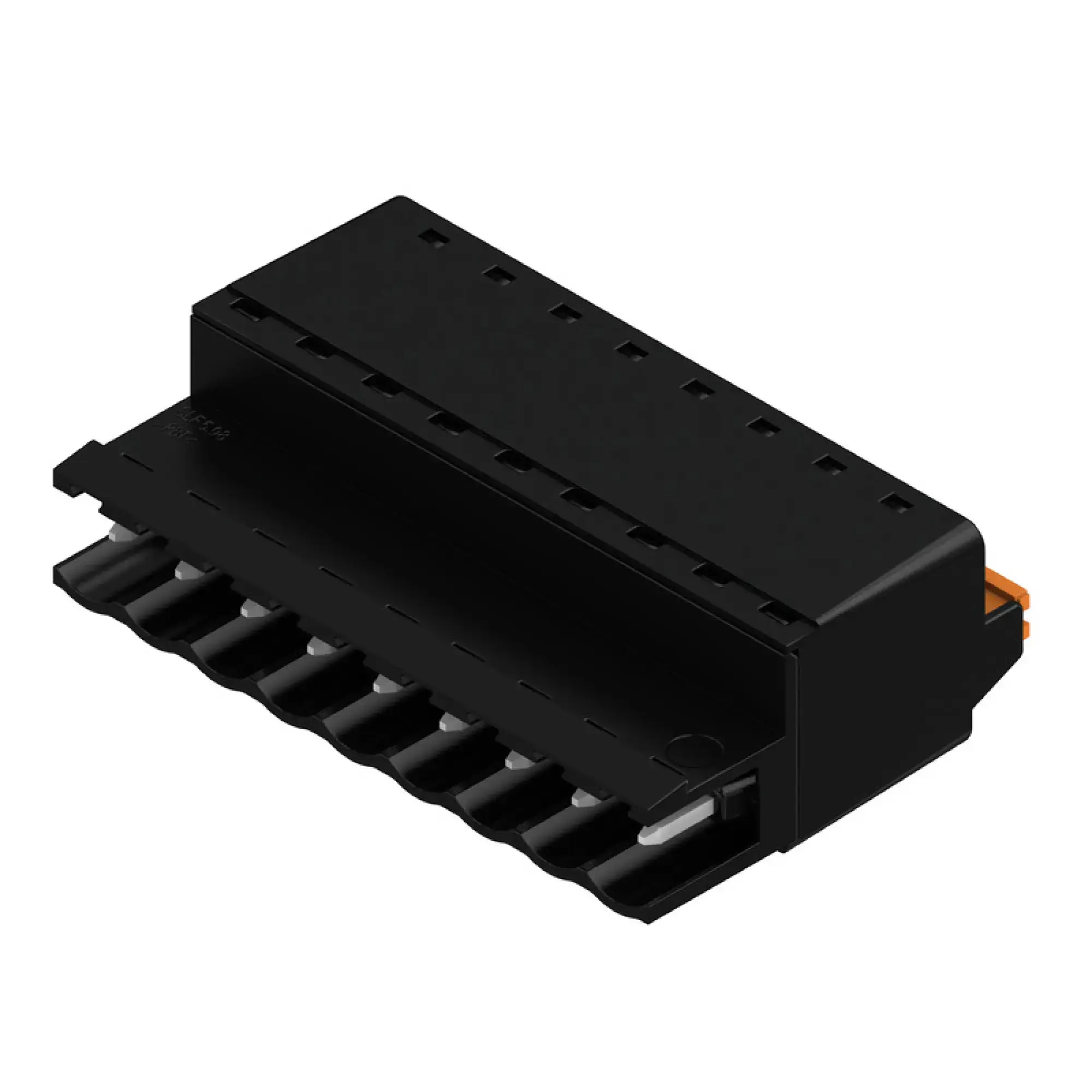 Weidmüller 1335690000 PCB connector (wire connection), 320 V, 25.9 A, Pitch in mm: 5.08, 3.31 mm², Number of poles: 9, PUSH IN with actuator, Box (img_001)