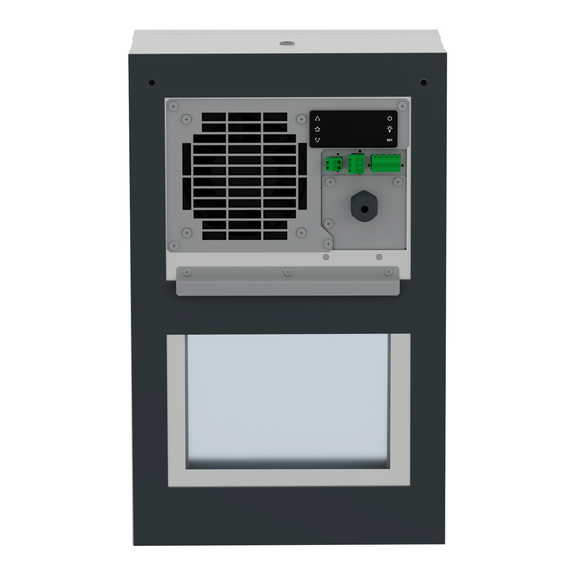 Schneider Electric NSYCUHD600DG Outdoor Wall-Mounted Cooling Unit, Climasys CU, 600W 230V, 50/60Hz, IP55 (img_004)