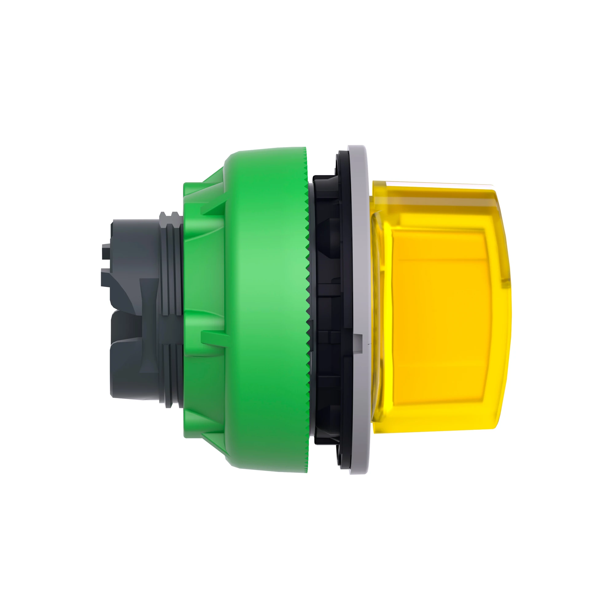 Schneider Electric ZB5FK1583C0 Illuminated Selector Switch, Front Element, Harmony XB5F, Plastic, 30mm, Yellow, for Universal LED, 3 Positions, Center Detent (img_004)