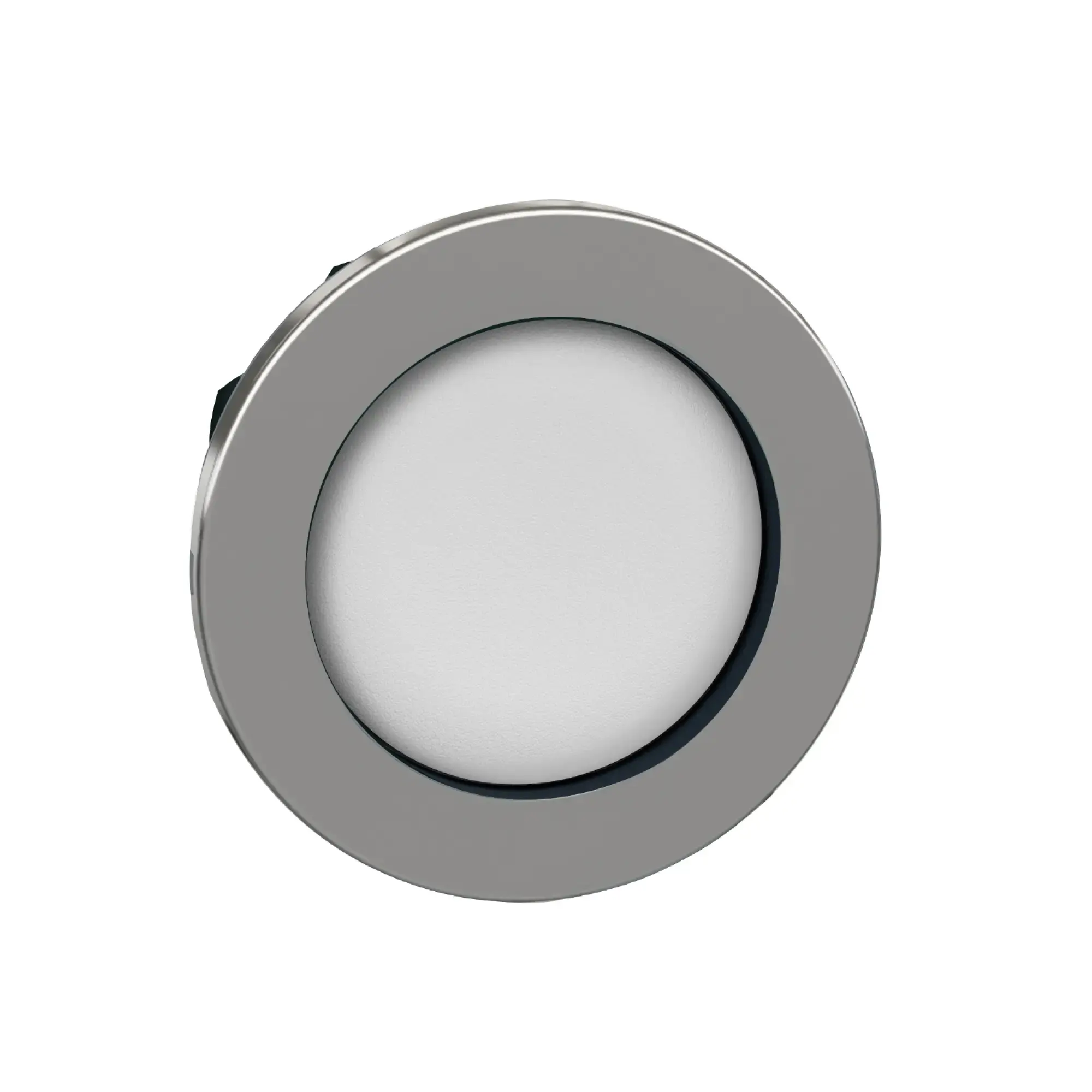 Schneider Electric ZB4FA16 Pushbutton, front element, Harmony XB4F, metal, 30mm, white, reset, unlabelled, momentary (img_002)