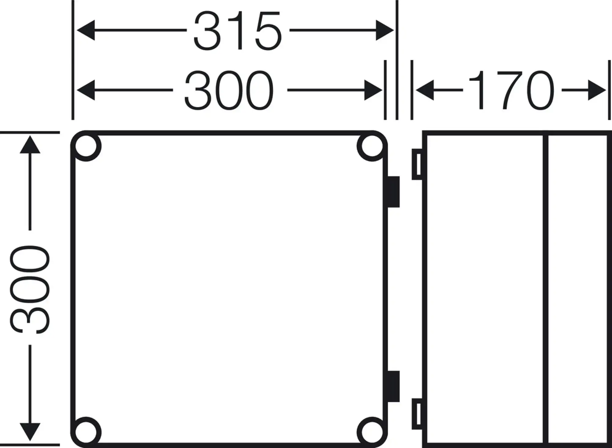 Hensel 20001045 Mi-Einzelleergehäuse, Einbaumaße 275x275x146mm, transparenter Deckel Mi 9200 (img_003) Hensel 20001045 Mi-Einzelleergehäuse, Einbaumaße 275x275x146mm, transparenter Deckel Mi 9200 (img_003)