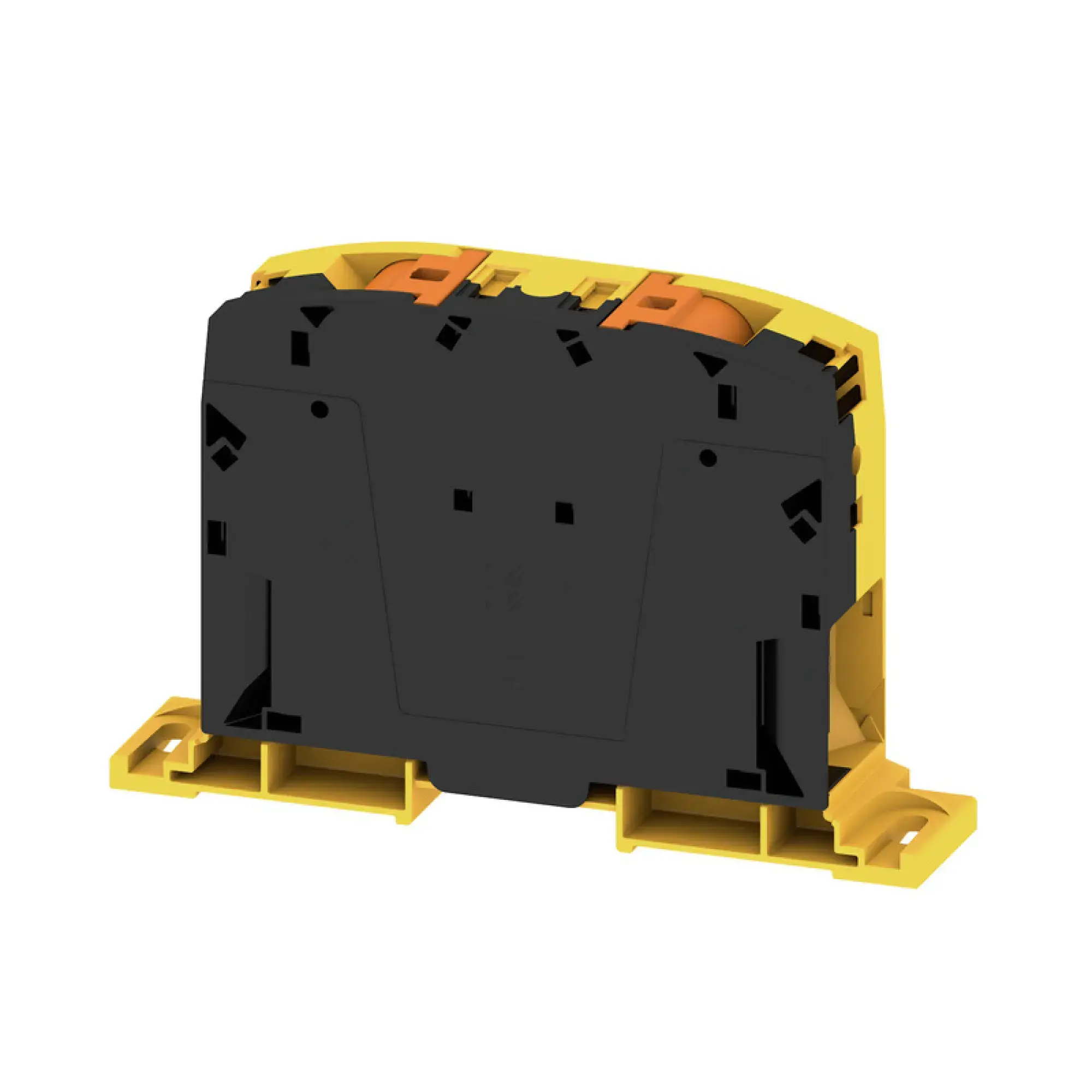 Weidmüller 2728790000 Feed-through terminal block, PUSH IN, black/yellow, 150 mm², 309 A, 1000 V, Number of connections: 2 (img_001) Weidmüller 2728790000 Feed-through terminal block, PUSH IN, black/yellow, 150 mm², 309 A, 1000 V, Number of connections: 2 (img_001)