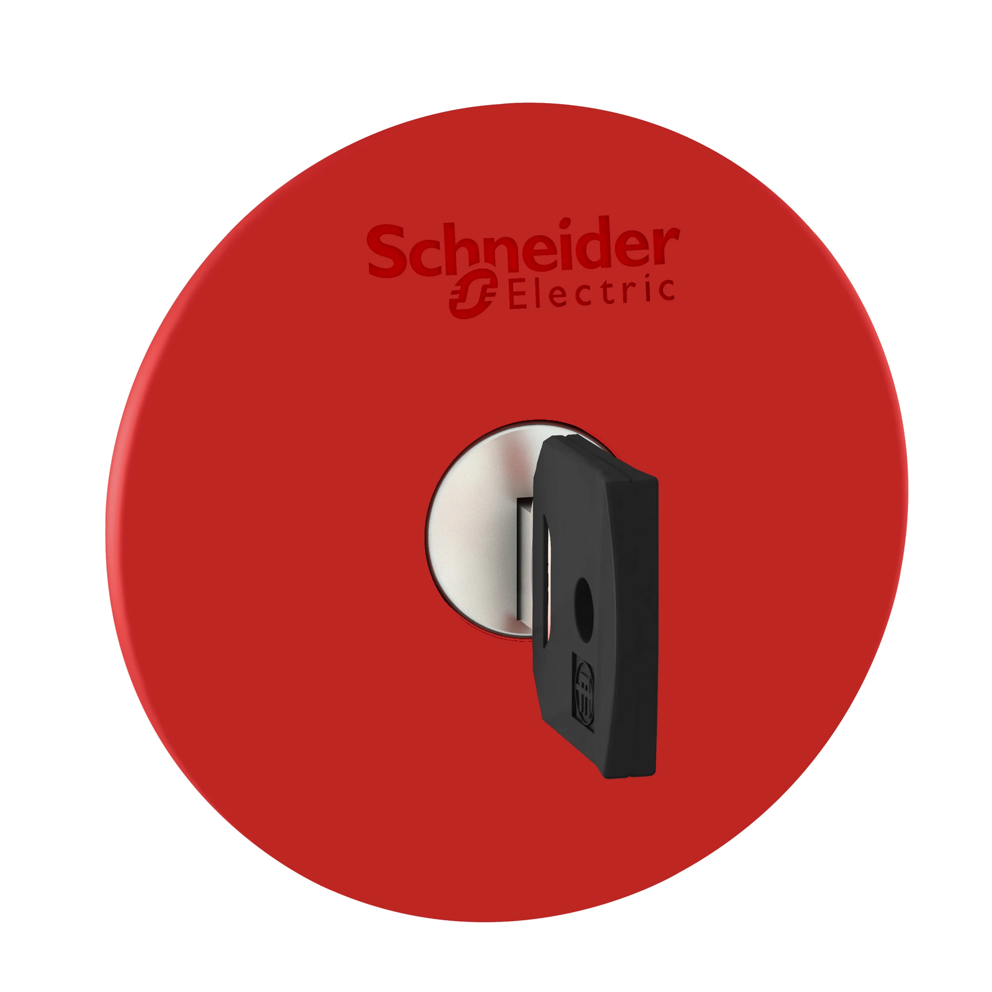 Schneider Electric ZB5AS964 Emergency Stop/ Emergency Stop Switch, Front Element, Harmony XB5, Plastic, 22mm, Red, Mushroom 60mm, Key Release (img_001)