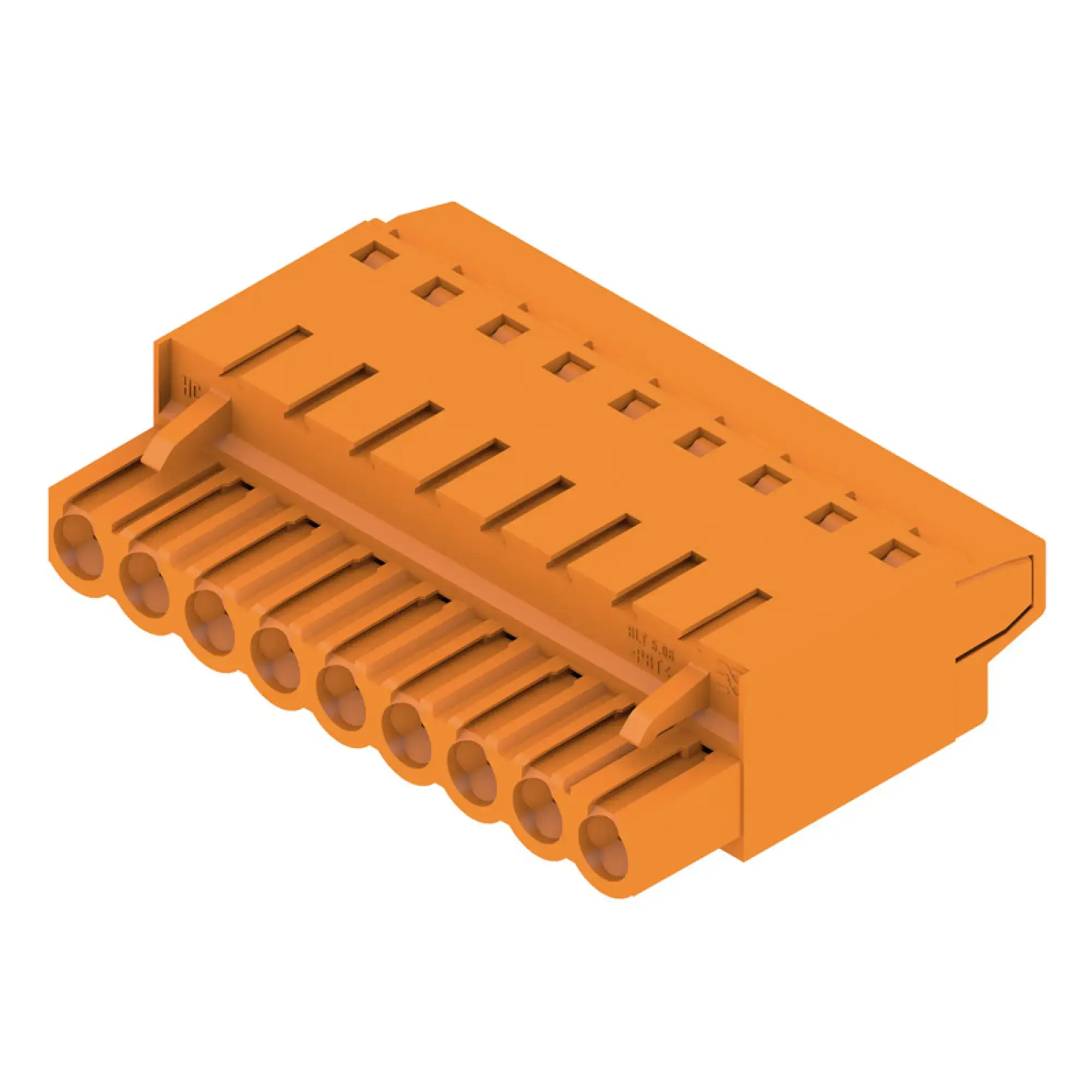 Weidmüller 1500260000 PCB connector (wire connection), 320 V, 27 A, Pitch in mm: 5.08, 2.5 mm², Number of poles: 9, TOP connection, Box (img_001)