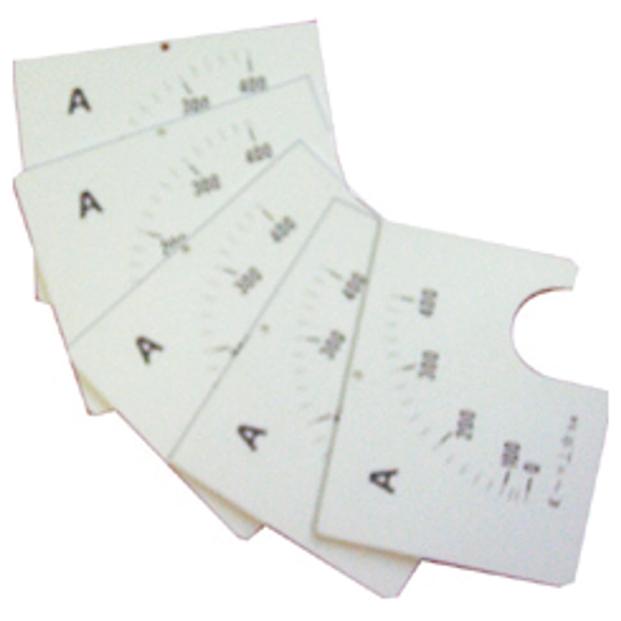 GEWISS GW96978 INTERCHANGEABLE SCALE FOR ANALOGUE AMMETER - FULL SCALE 600A (img_001)