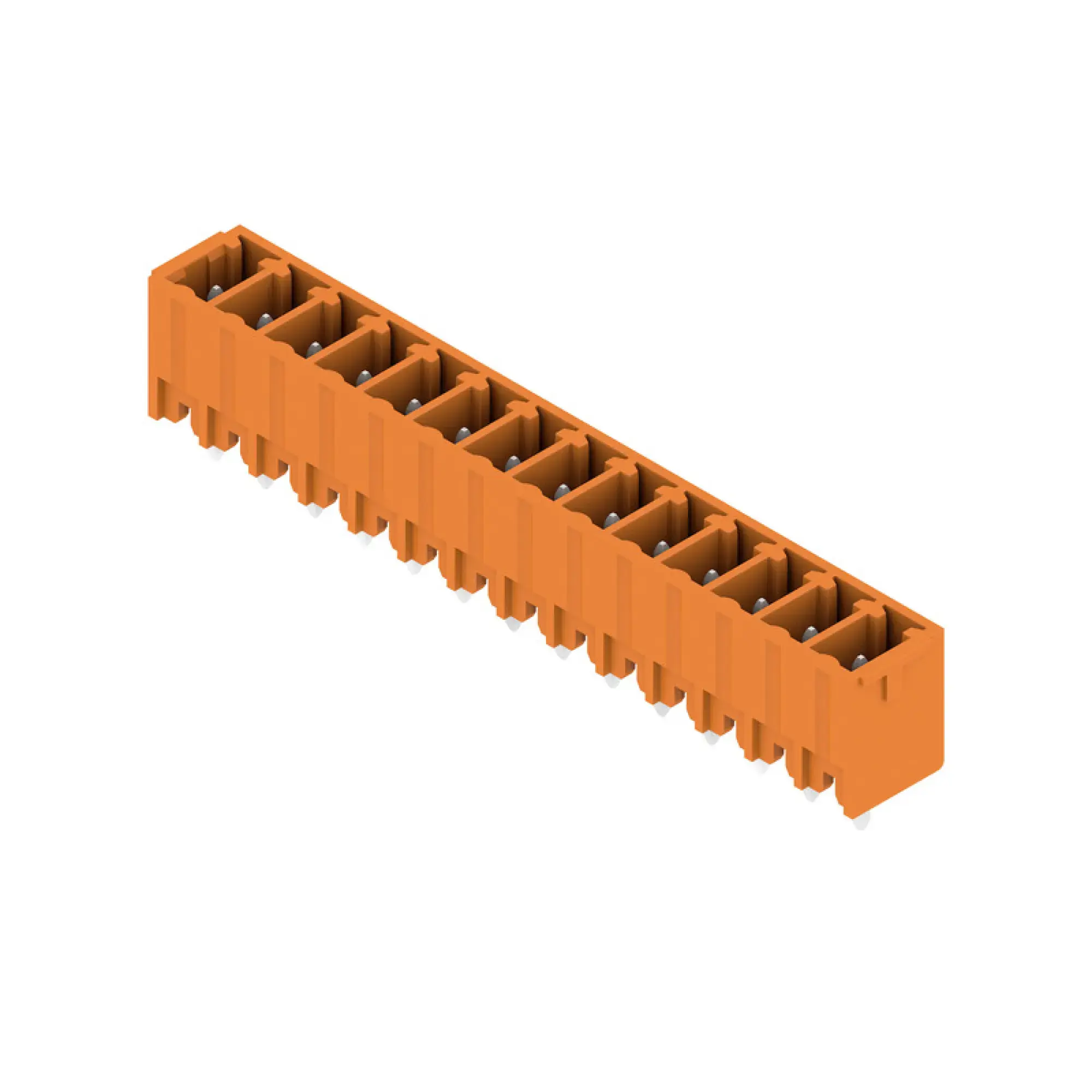 Weidmüller 1942960000 PCB connector (board connection), 160 V, 17.5 A, Pitch in mm: 3.81, Number of poles: 14, THT solder connection, Box (img_001)