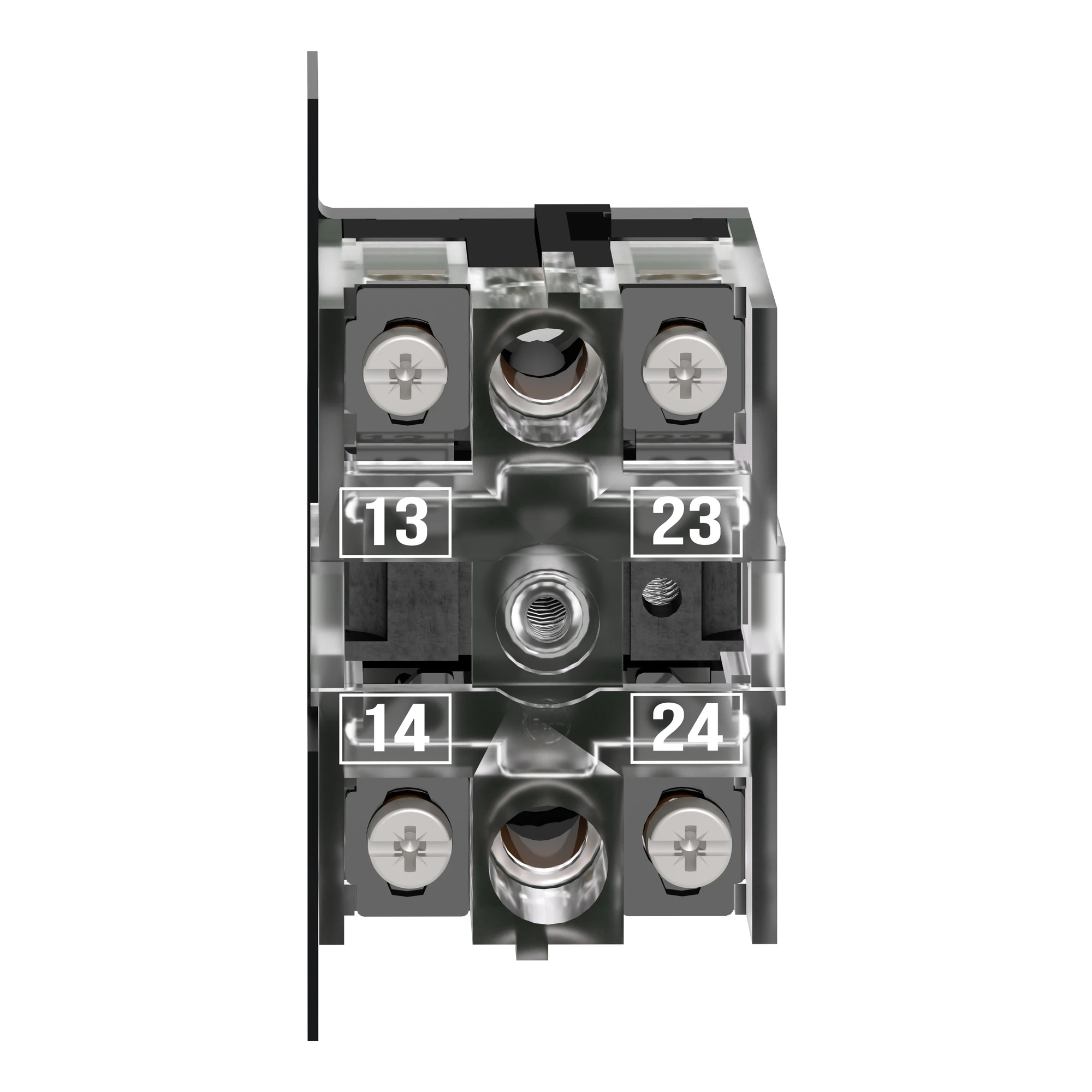 Schneider Electric XENB1181 Auxiliary switch without spring return, 2NC, front mounting (img_004)