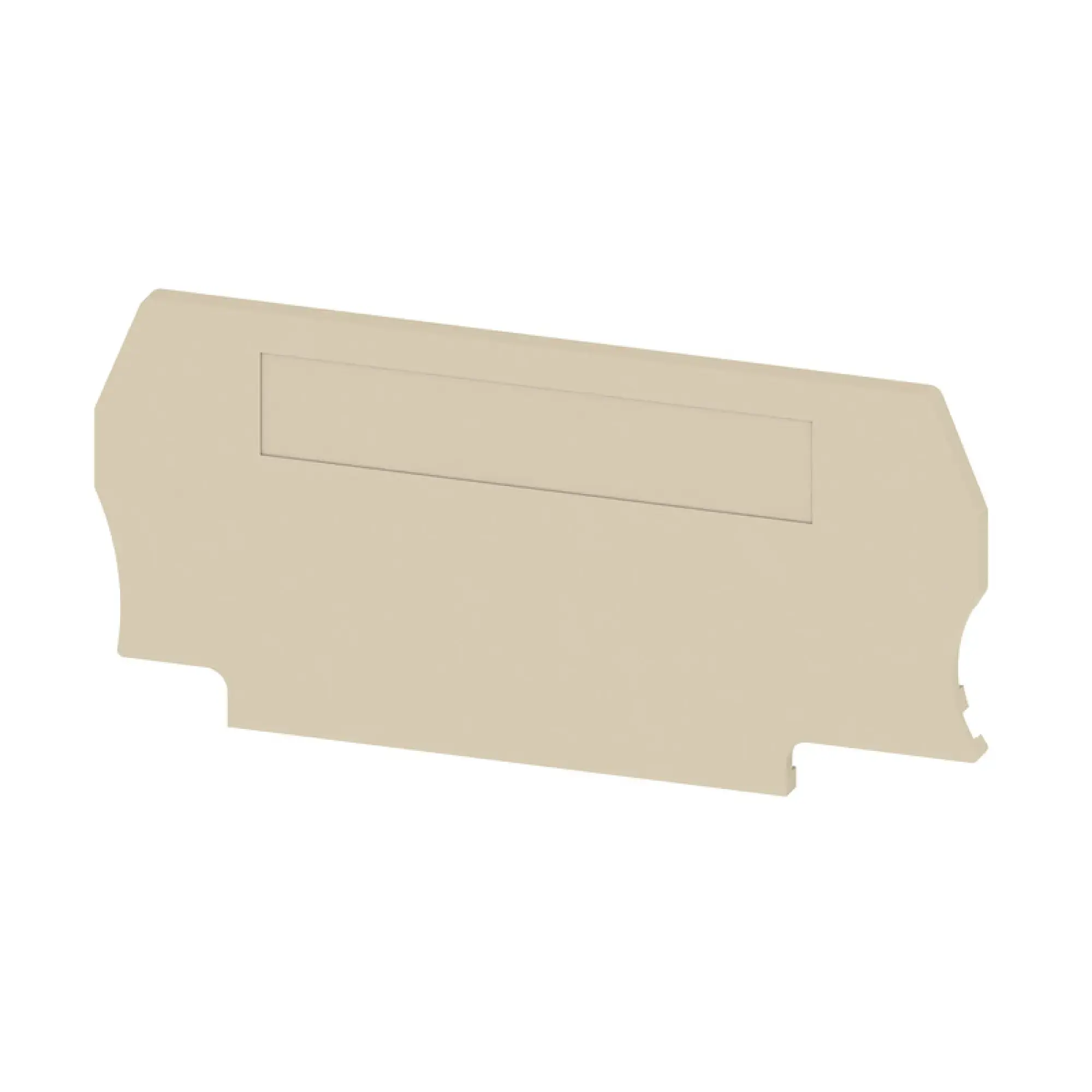 Weidmüller 1471680000 Partition plate (terminal), dark beige, Height: 66 mm, Width: 2 mm, V-0, Wemid (img_001)
