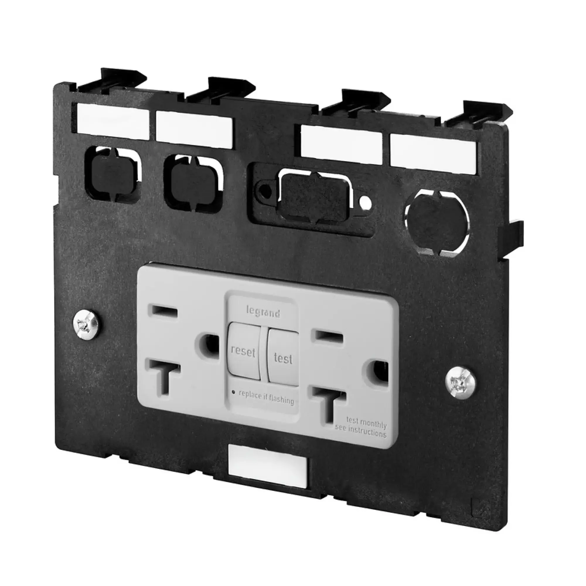Weidmüller 2004810000 Insert plate for component housing, Built-in, Insert plate, shielded, 1 x GFCI, 1 x fuse, 2x Data, 1x Signal (img_001) Weidmüller 2004810000 Insert plate for component housing, Built-in, Insert plate, shielded, 1 x GFCI, 1 x fuse, 2x Data, 1x Signal (img_001)