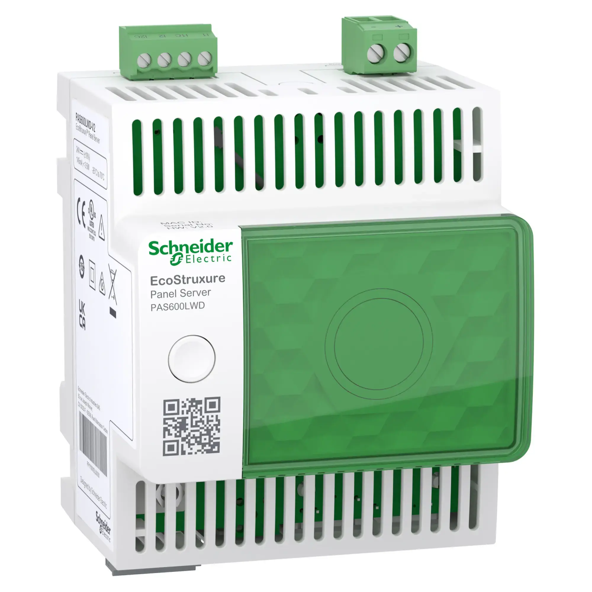 Schneider Electric PAS600LWD Panel Server Universal PAS600LWD, Wired by Design, Modbus RTU - Ethernet Modbus/TCP, 24 VDC, S0 (img_001) Schneider Electric PAS600LWD Panel Server Universal PAS600LWD, Wired by Design, Modbus RTU - Ethernet Modbus/TCP, 24 VDC, S0 (img_001)