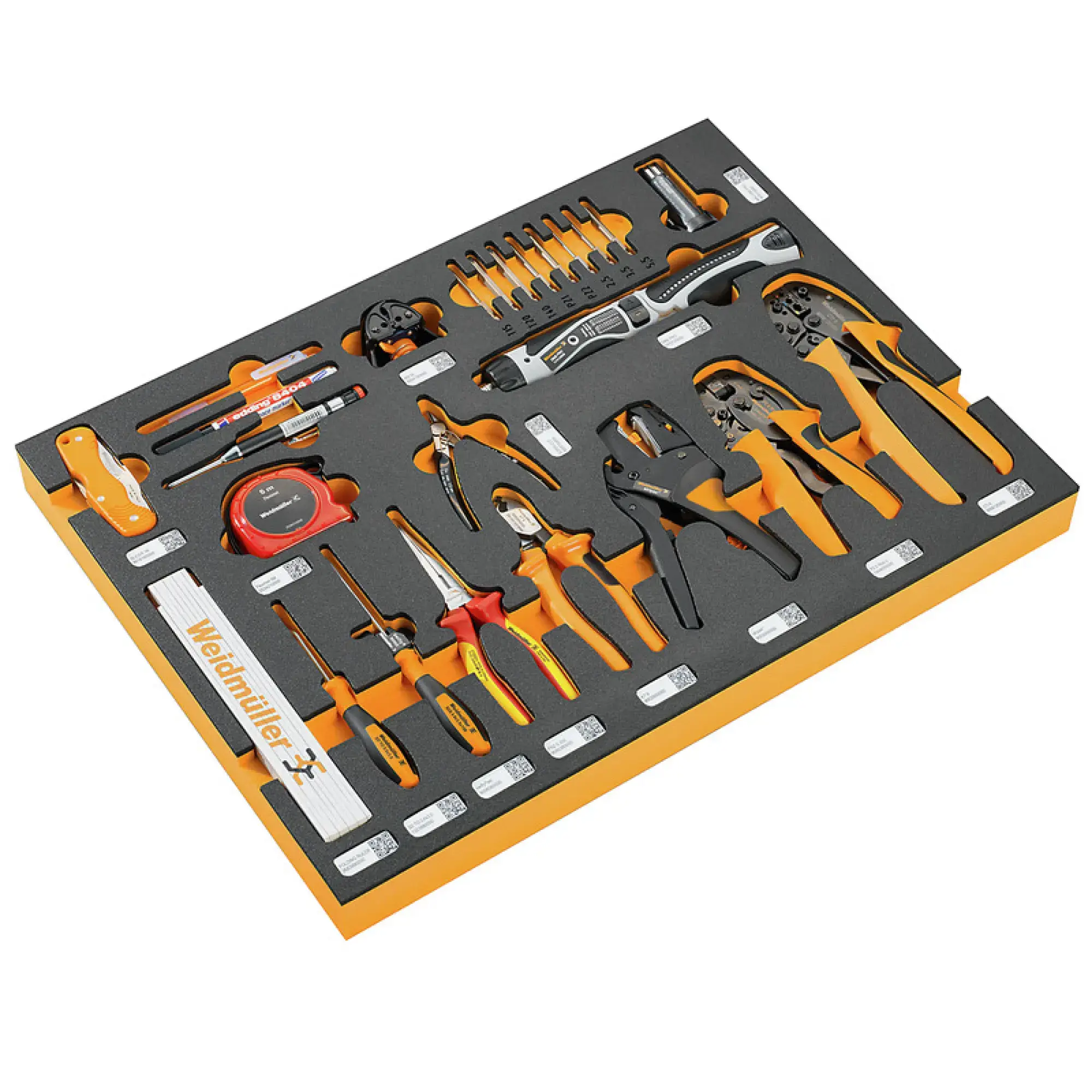 Weidmüller 2683720000 Insert (workshop trolley), with tools, Height: 50 mm, Width: 600 mm, Depth: 447 mm (img_001) Weidmüller 2683720000 Insert (workshop trolley), with tools, Height: 50 mm, Width: 600 mm, Depth: 447 mm (img_001)