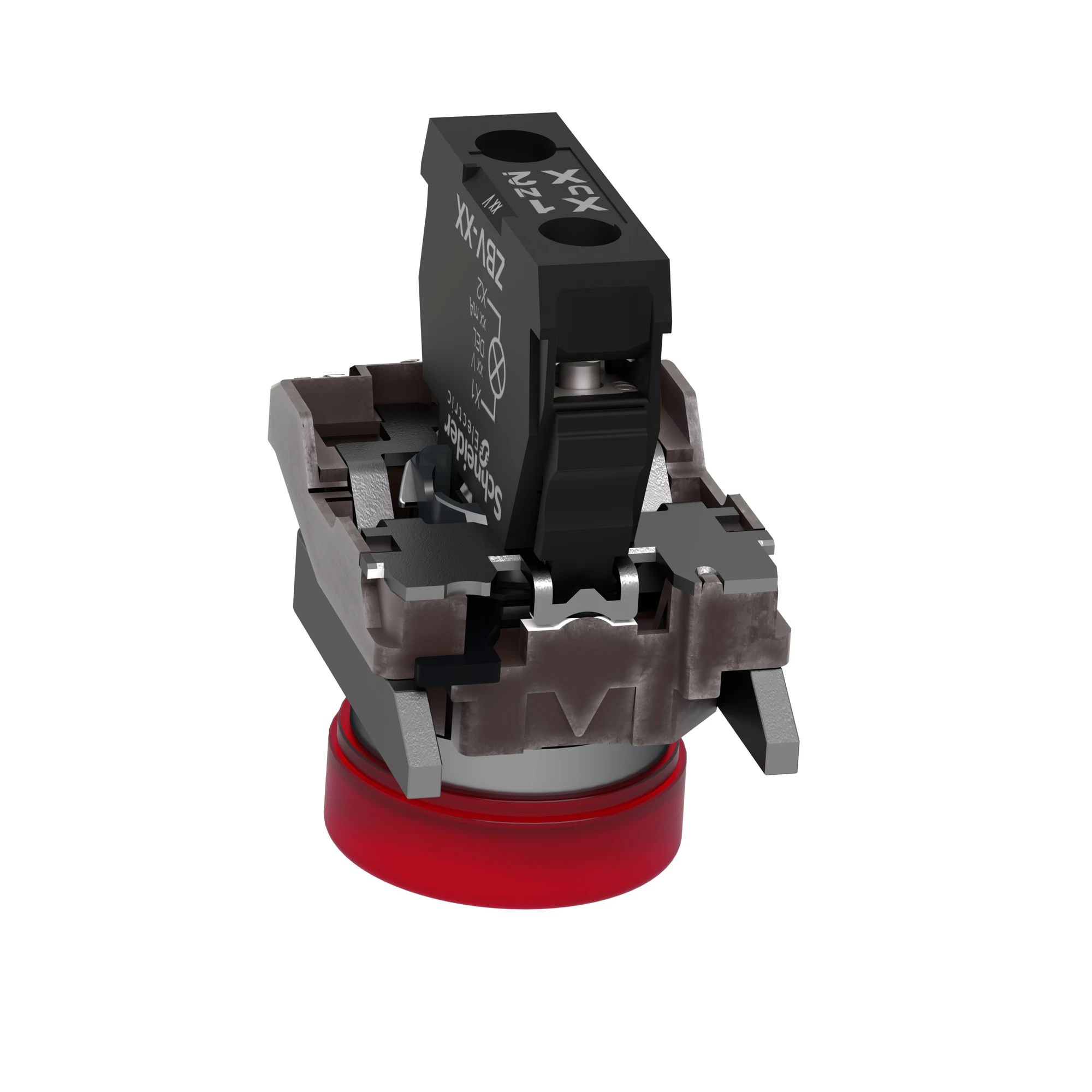 Schneider Electric XB4BVB4 Pilot light, Harmony XB4, metal, 22mm, red, universal LED, smooth dome, screw terminal, 24V ACDC (img_008) Schneider Electric XB4BVB4 Pilot light, Harmony XB4, metal, 22mm, red, universal LED, smooth dome, screw terminal, 24V ACDC (img_008)