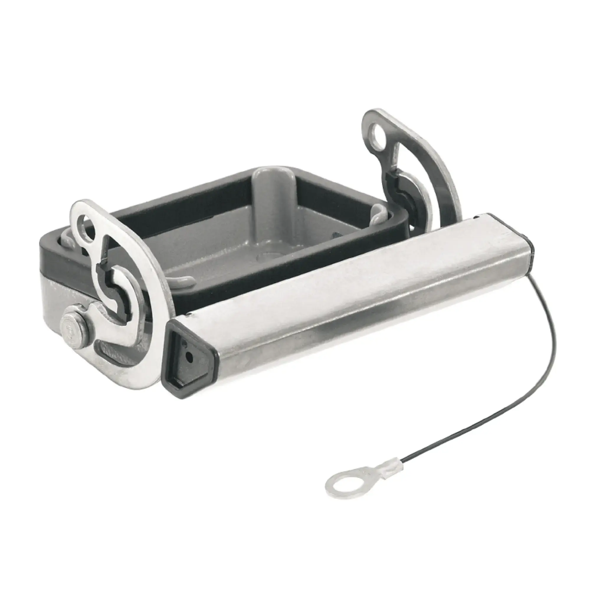 Weidmüller 2755050000 Housing (industry plug-in connectors), Cover for upper part of housing, End-locking clamp, lower side, Size: 6, IP65 (in plugged condition) (img_001)