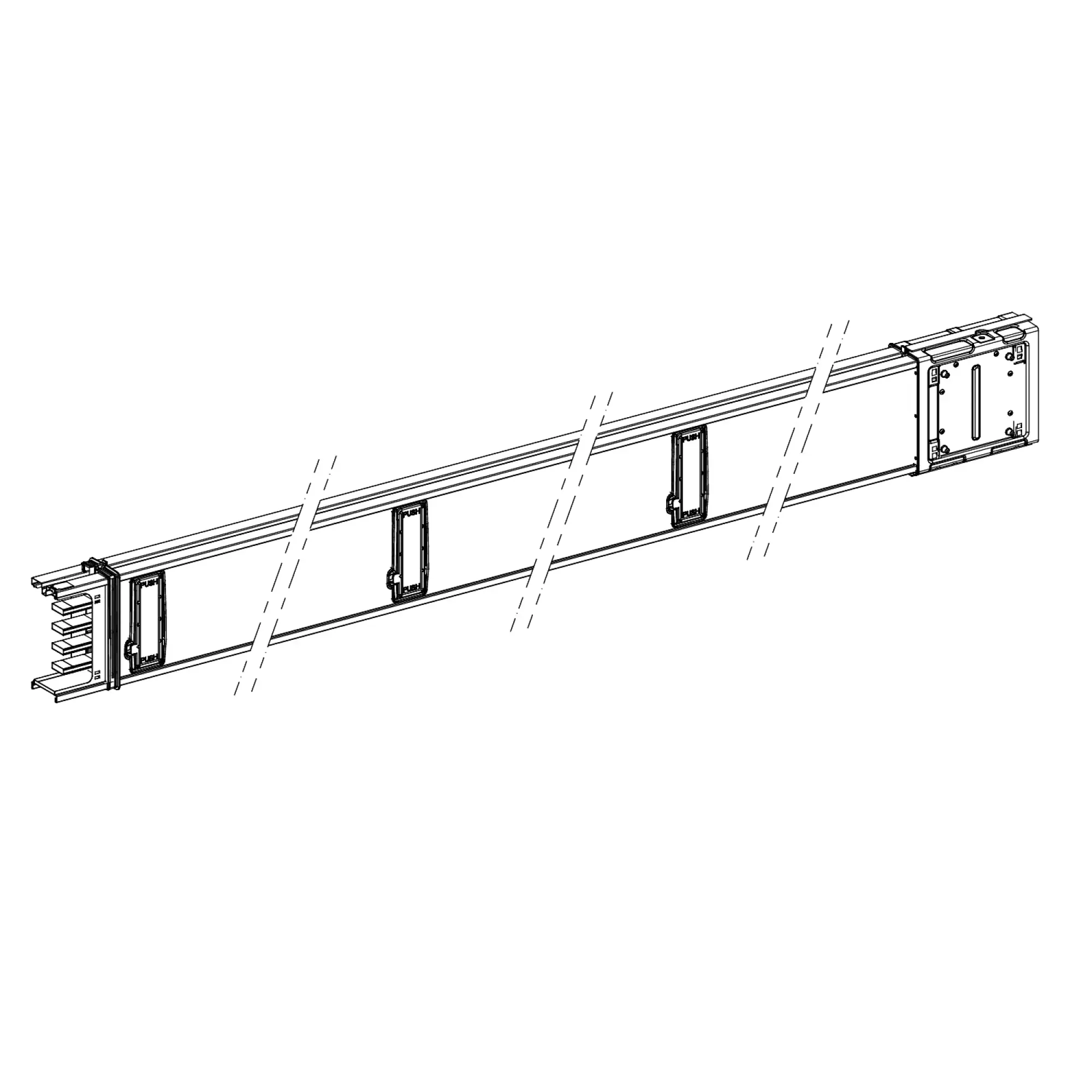 Schneider Electric KSA400ED4306 KSA straight element, 400A, 3m, 6 outlets (img_002)