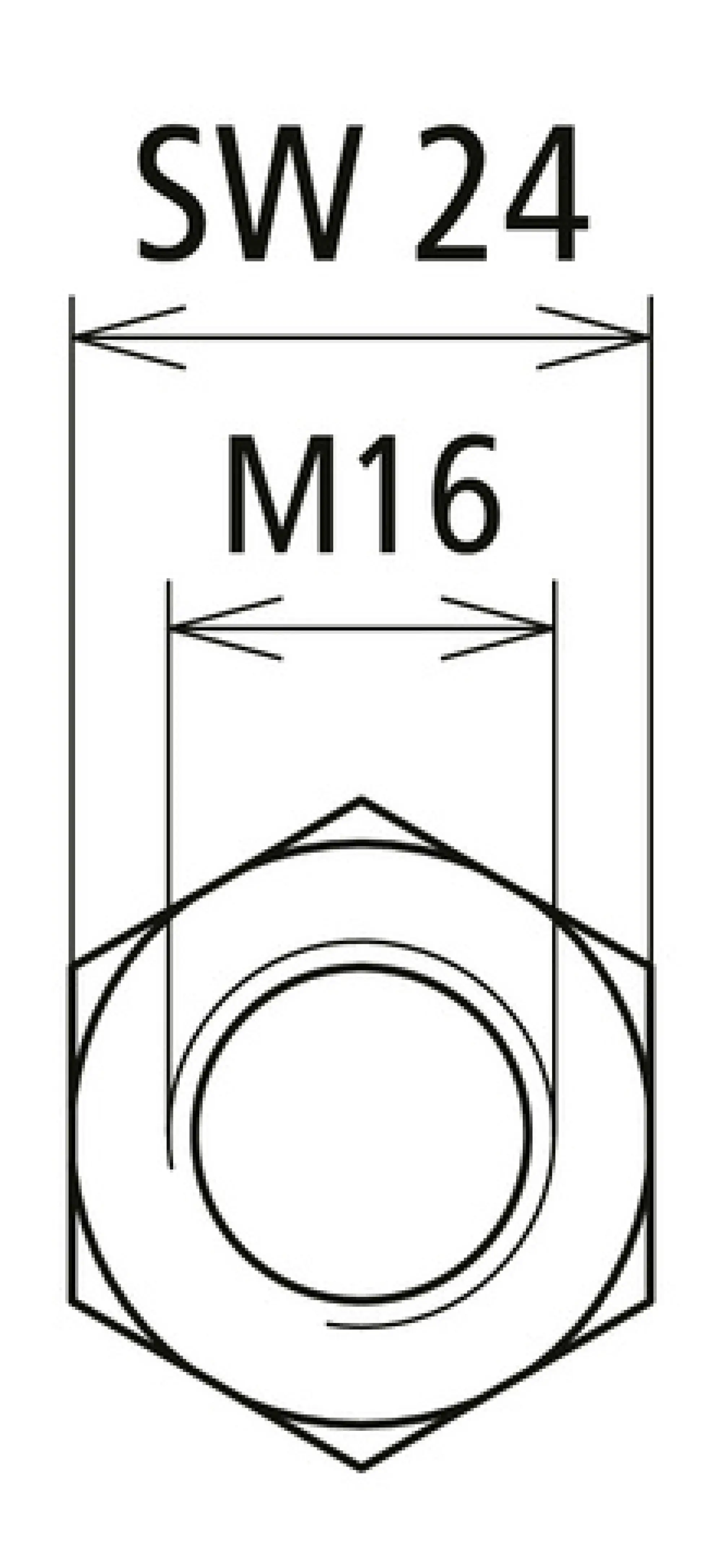 Dehn 419903 Hexagon nut M16 StSt A4-70 (img_002) Dehn 419903 Hexagon nut M16 StSt A4-70 (img_002)