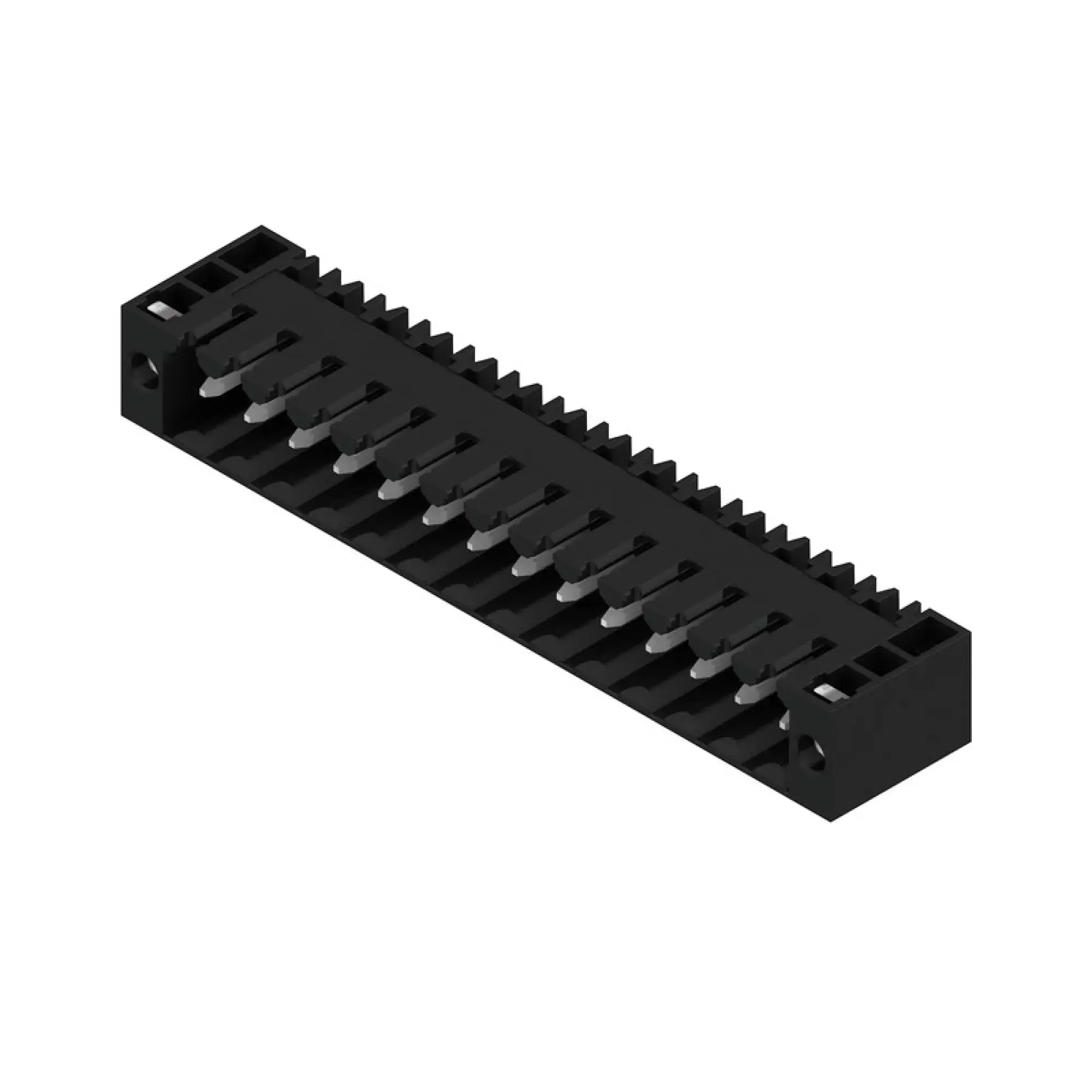 Weidmüller 1388050000 PCB connector (board connection), 160 V, 17 A, Pitch in mm: 3.50, Number of poles: 14, THT solder connection, Box (img_001)