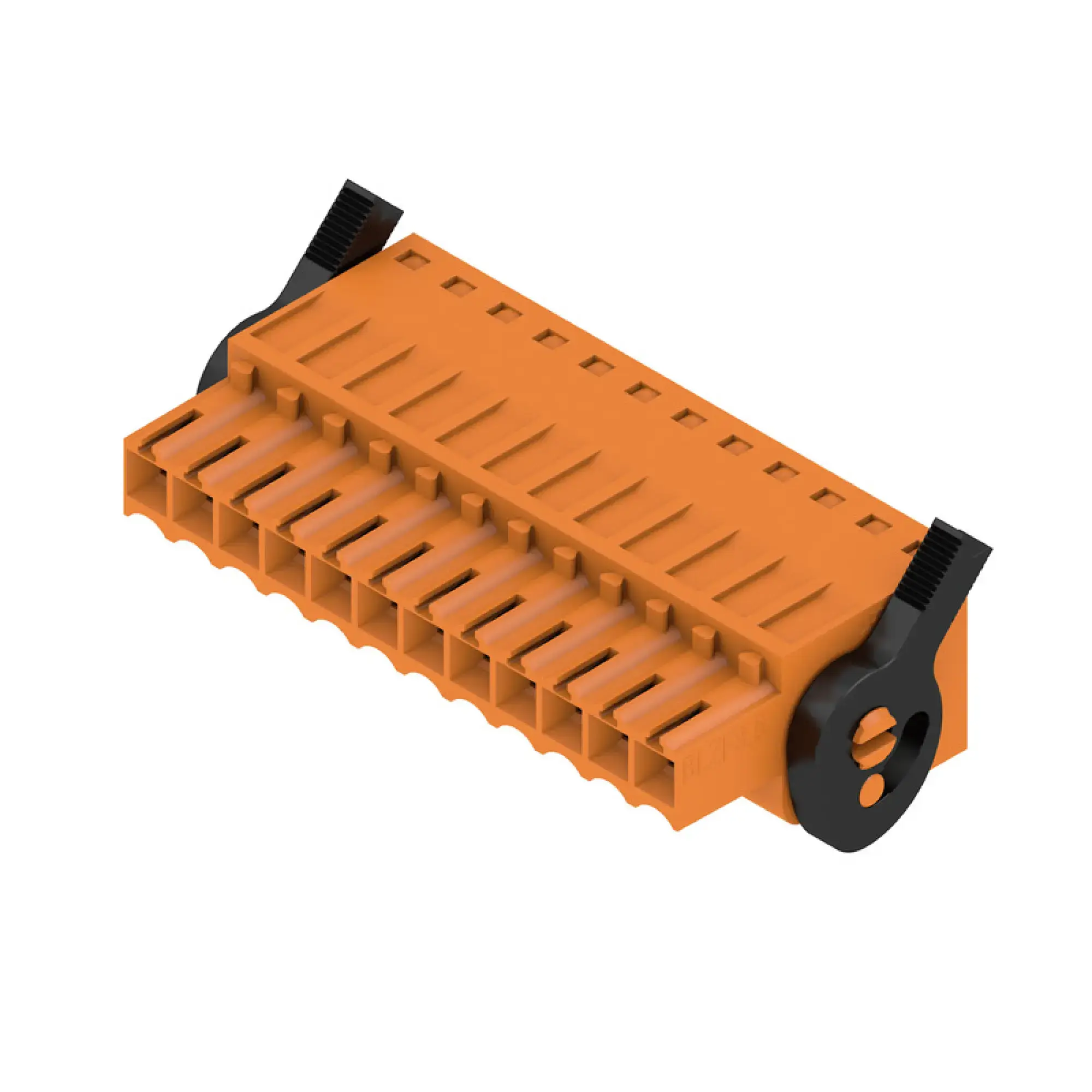 Weidmüller 1691670000 PCB connector (wire connection), 160 V, 14.5 A, Pitch in mm: 3.50, 1.5 mm², Number of poles: 12, Tension-clamp connection, Box BLZF 3.50/12/180LH SN OR BX (img_001)