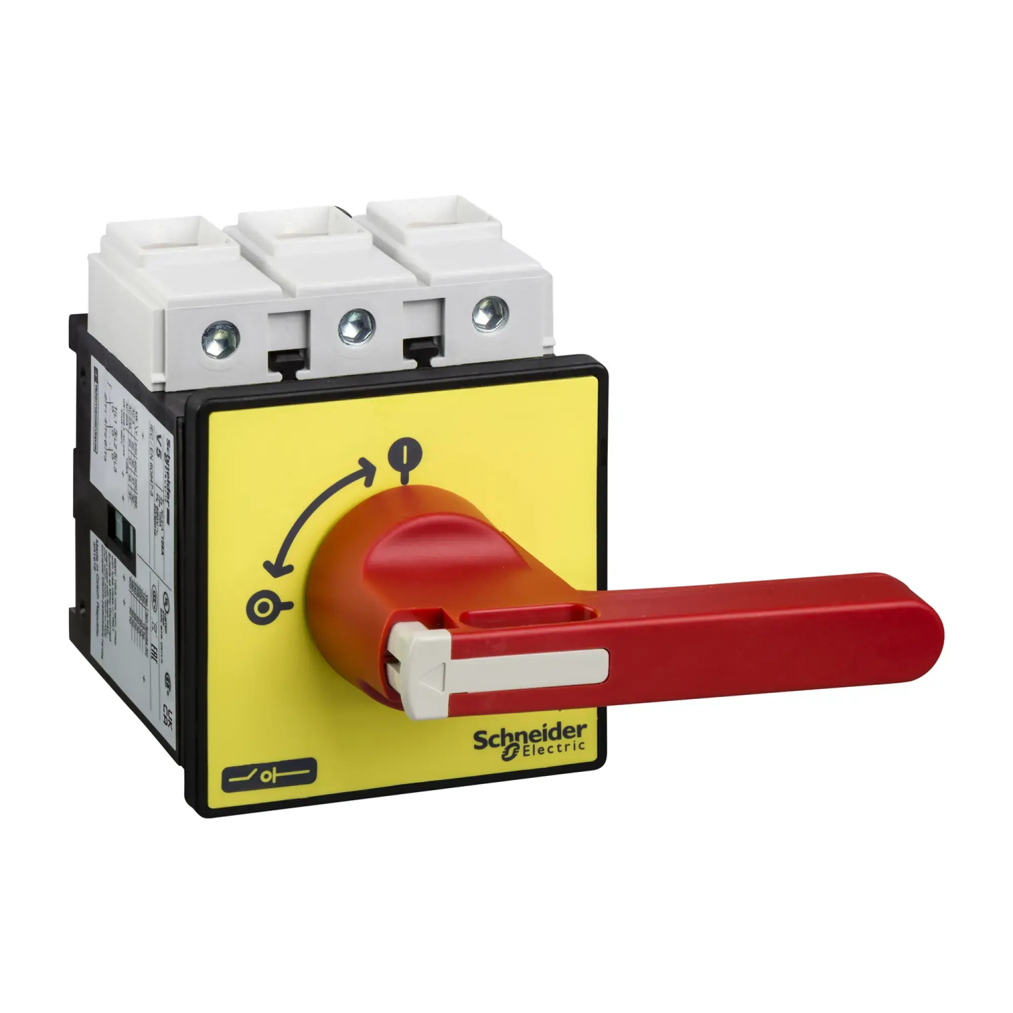 Schneider Electric VCF6 Emergency-Stop/Main Switch, 4-hole mounting, 3p, 690V, 175A, long red lockable handle (img_002) Schneider Electric VCF6 Emergency-Stop/Main Switch, 4-hole mounting, 3p, 690V, 175A, long red lockable handle (img_002)