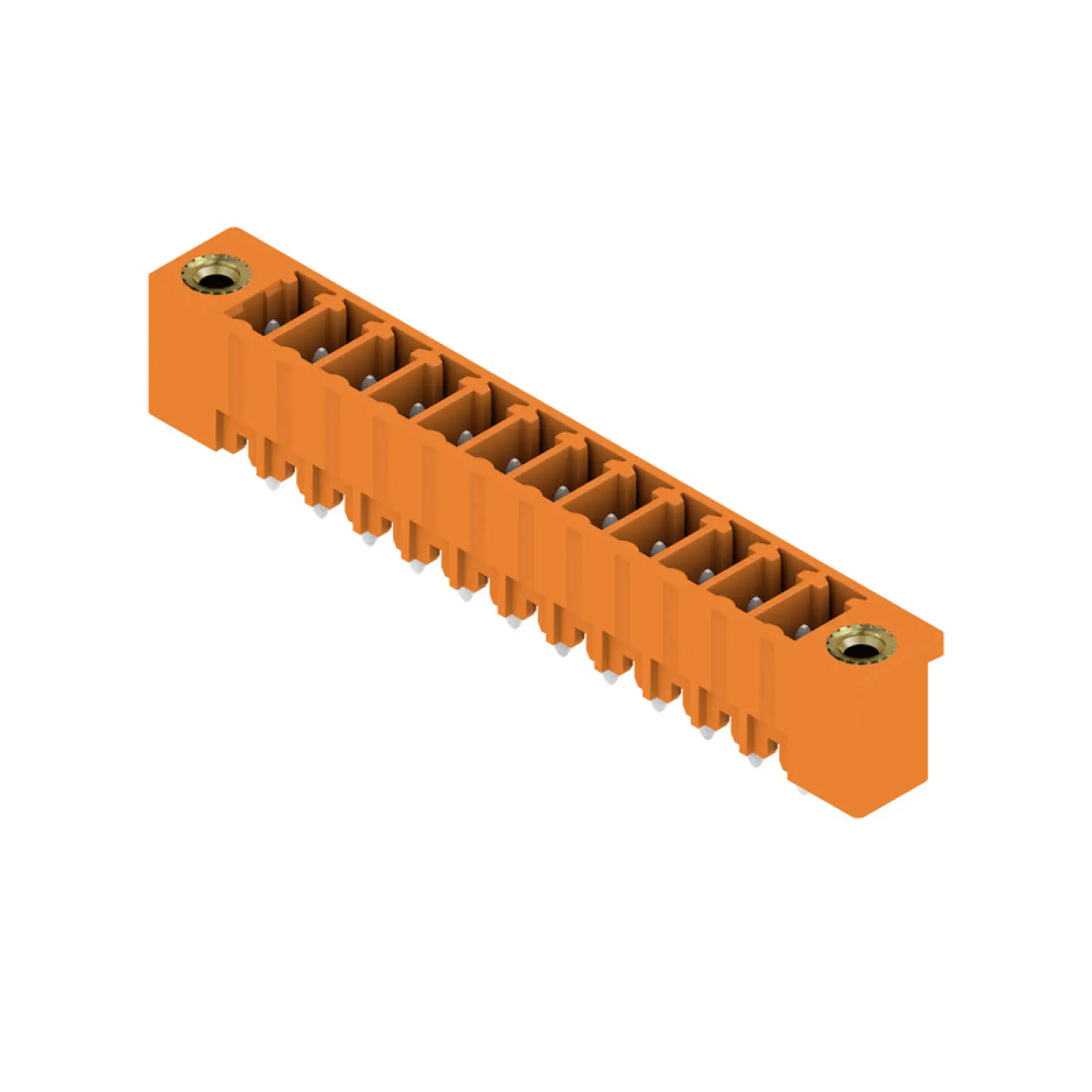 Weidmüller 1943280000 PCB connector (board connection), 160 V, 17.5 A, Pitch in mm: 3.81, Number of poles: 12, THT solder connection, Box (img_001)